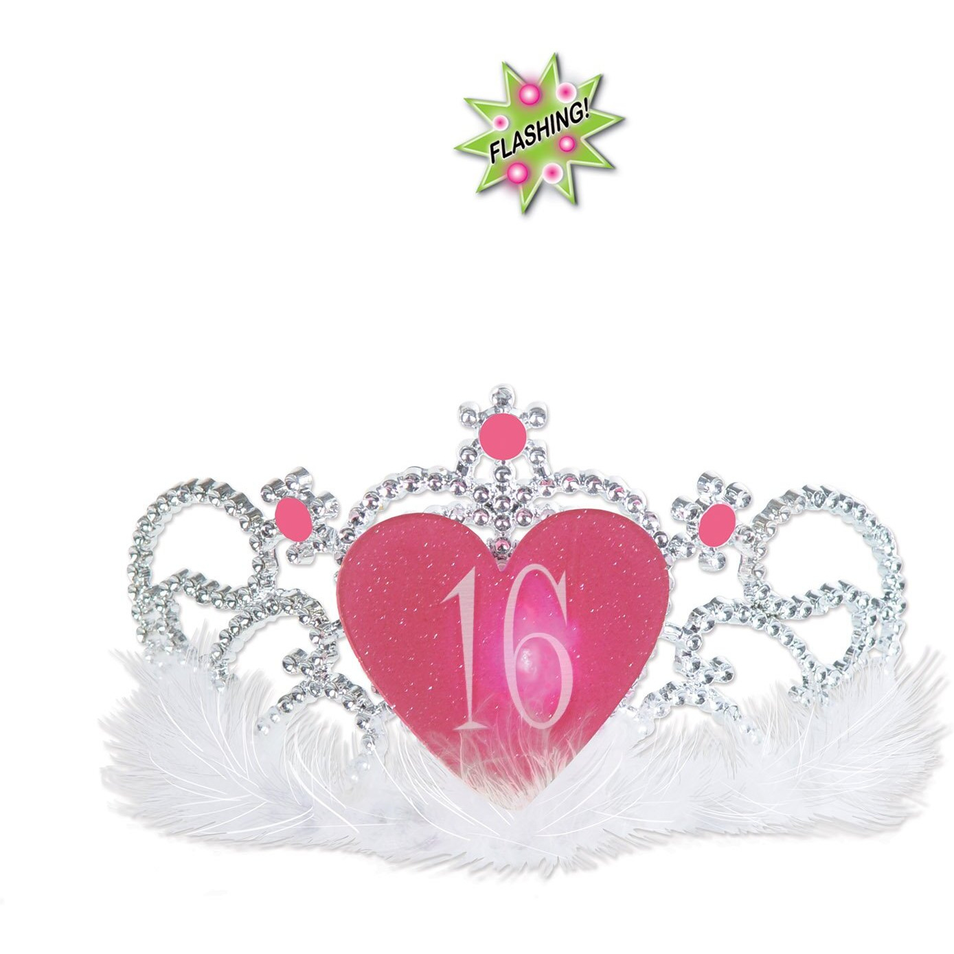 Beistle Plastic Light-Up 16 Tiara