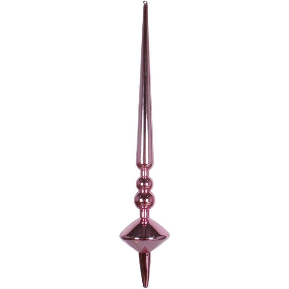 18" Pink Shiny Cupola Finial 2/Bag