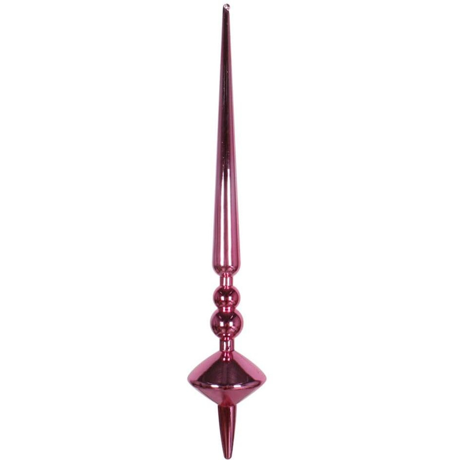 18" Mauve Shiny Cupola Finial 2/Bag