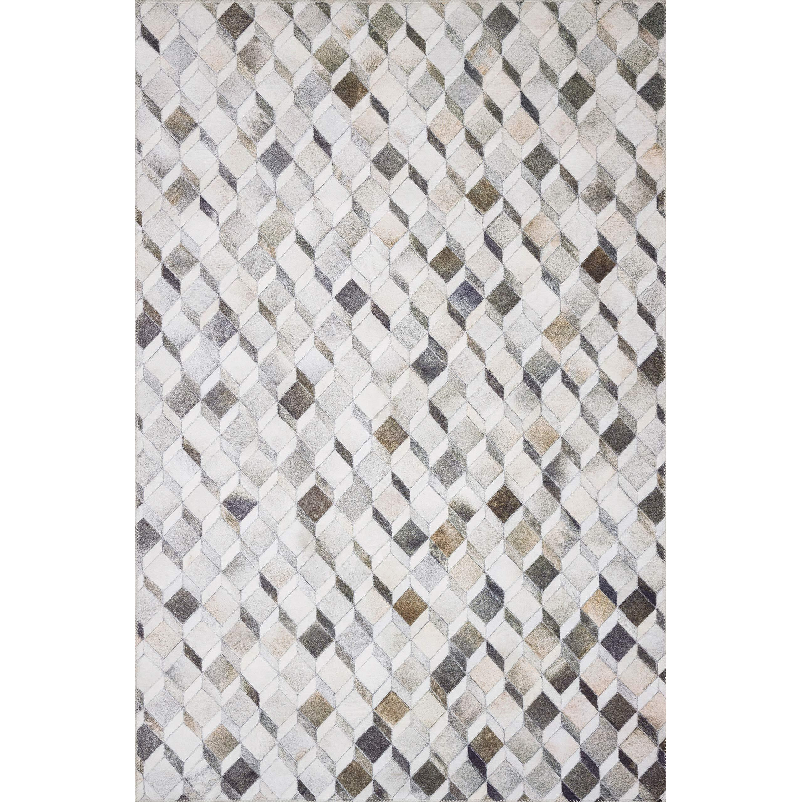 Loloi II Maddox Grey/Mocha 7'-6" x 9'-6" Area Rug