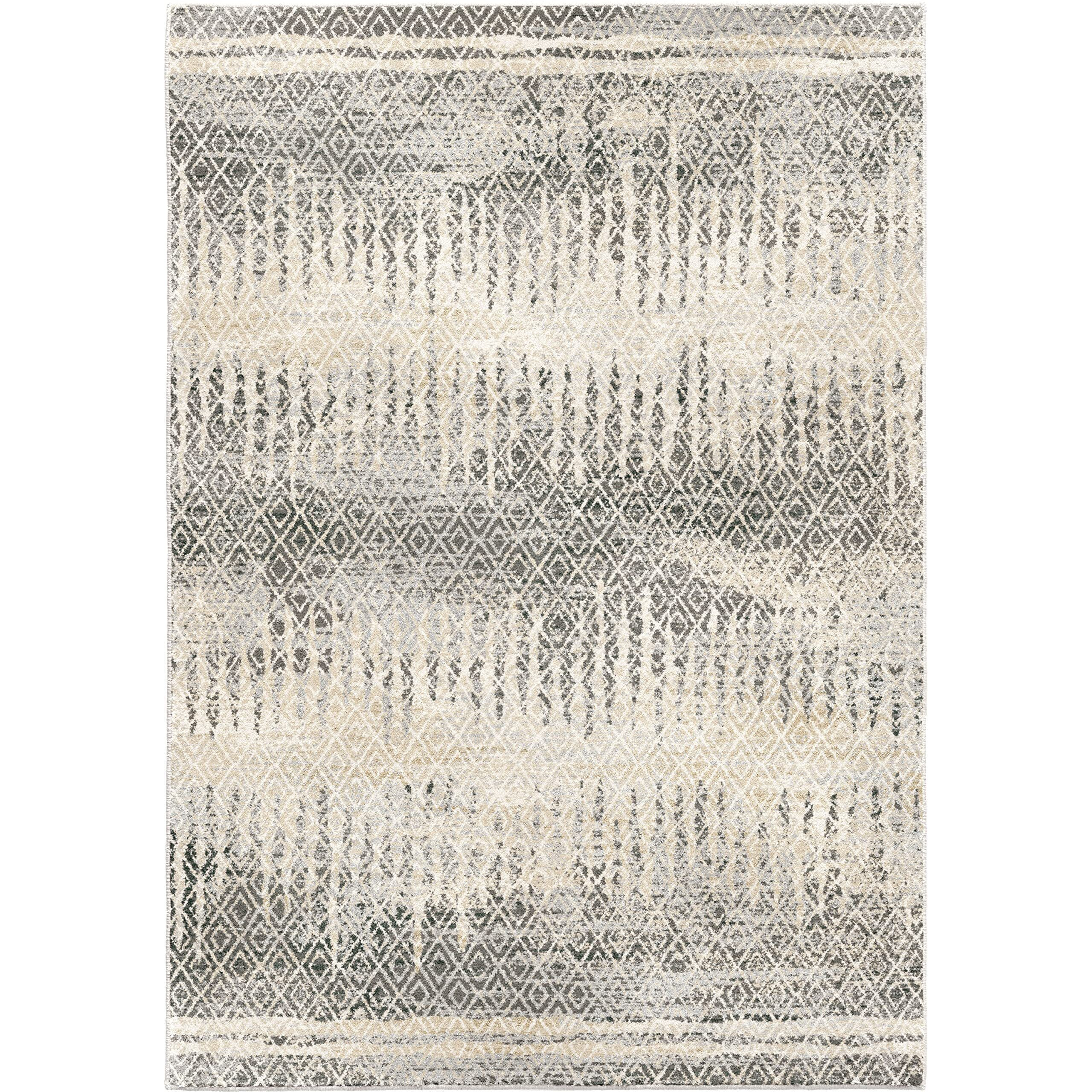 Orian Rugs Riverstone Pinnacle - Cloud Grey Area Rug in 7'10" X 10'10"