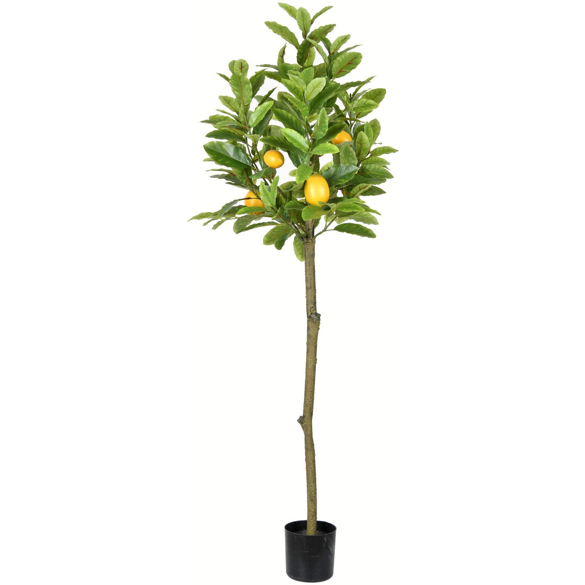 Vickerman 55" Artificial Potted Lemon Tree.