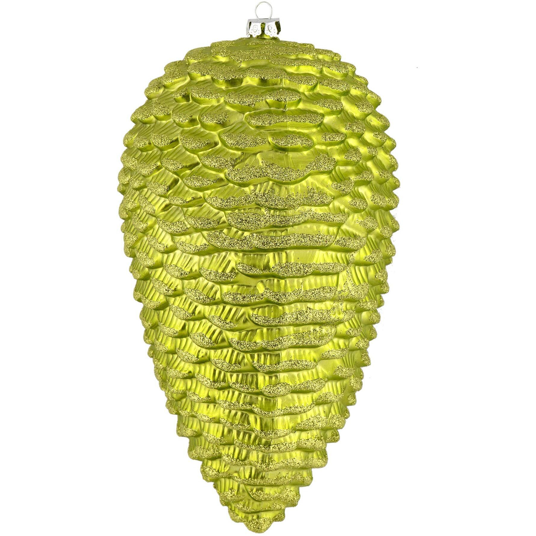 Vickerman Lime Pinecone Ornament