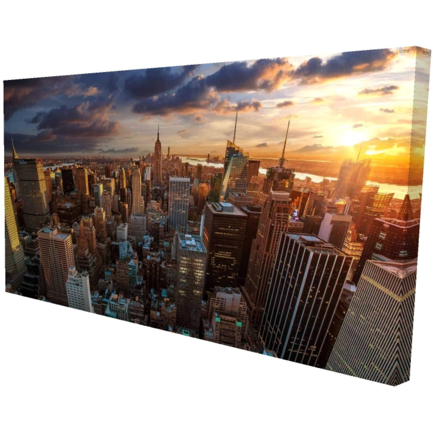 Begin New York City Sunset - Print on Canvas Edition