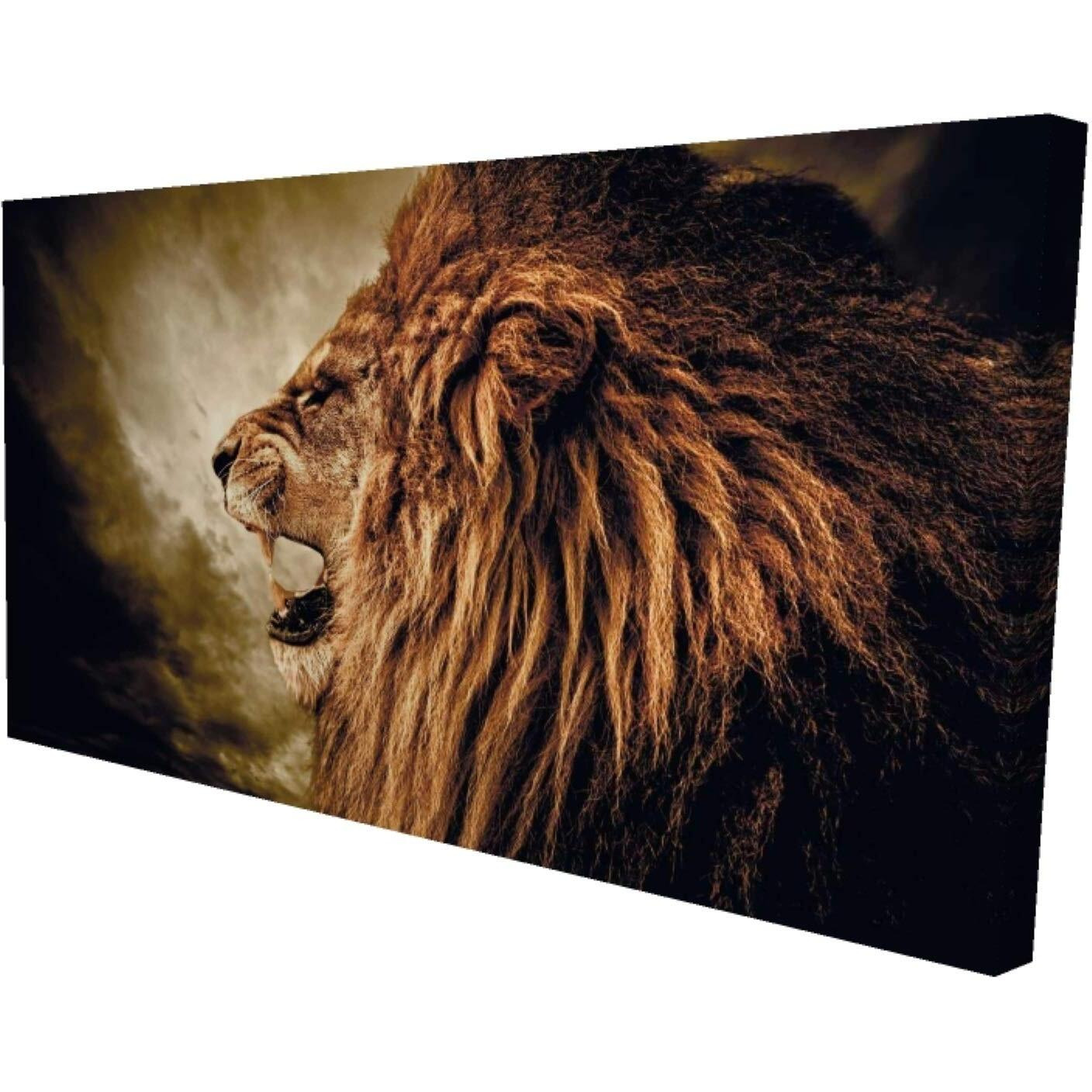 Begin Fierce Lion - Limited Edition - Print on Canvas Edition