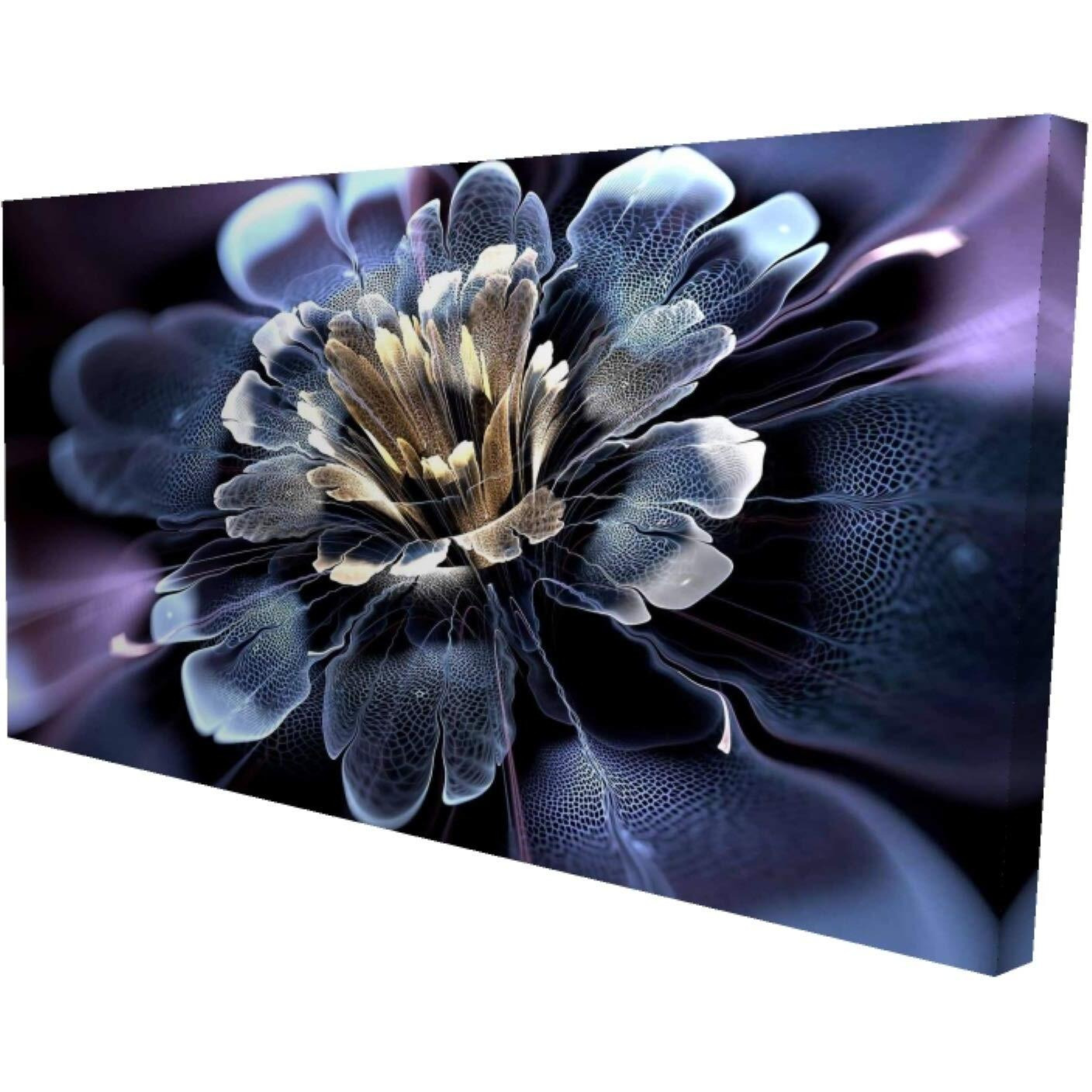 Begin Digital Flower - Print on Canvas Edition