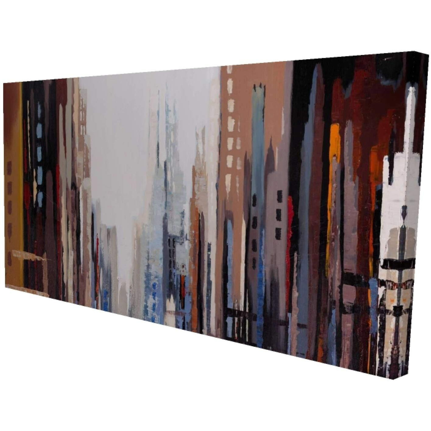 Begin Abstract Buildings - Print on Canvas Edition