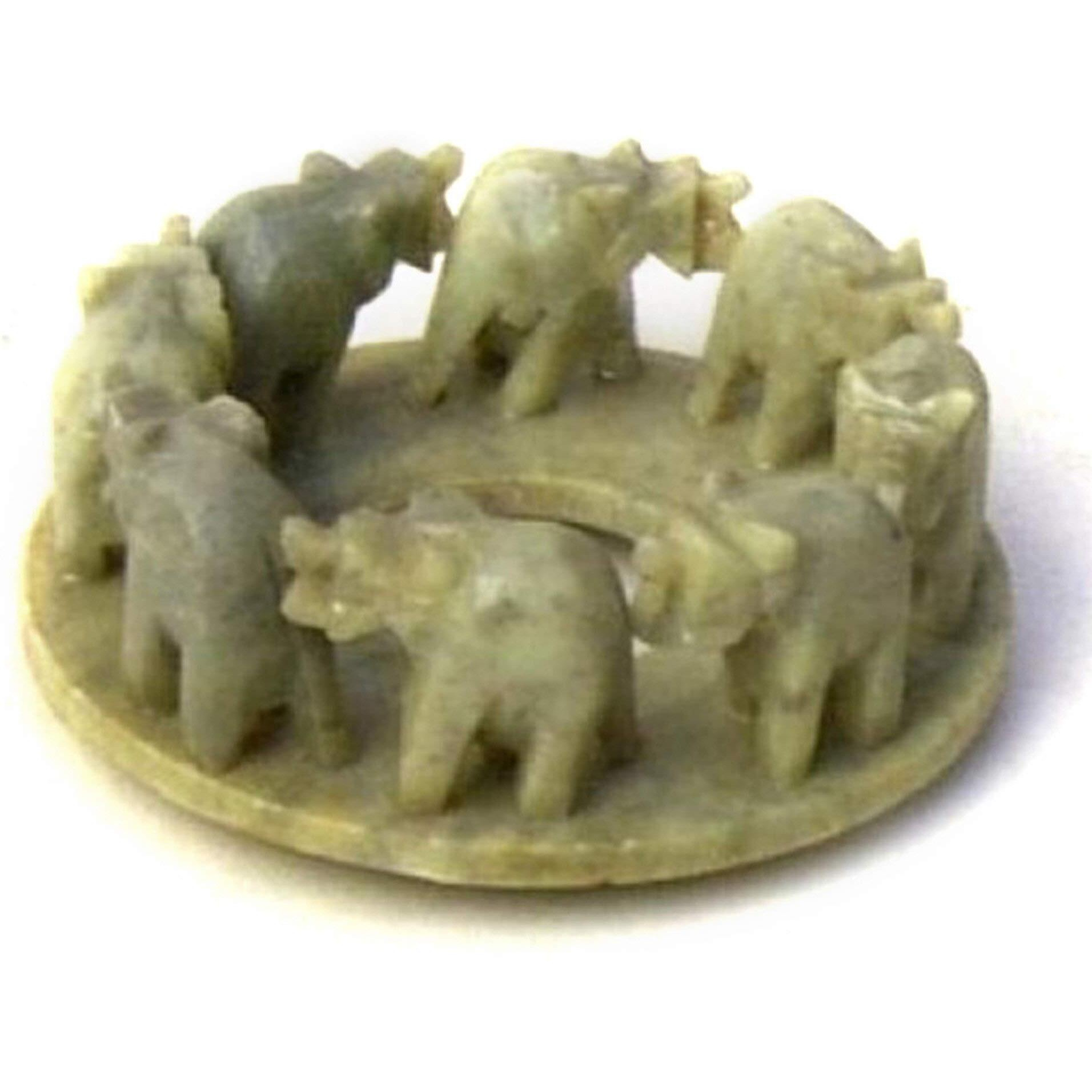 INDIA OVERSEAS TRADING CORP Elephant Ring Incense Burner