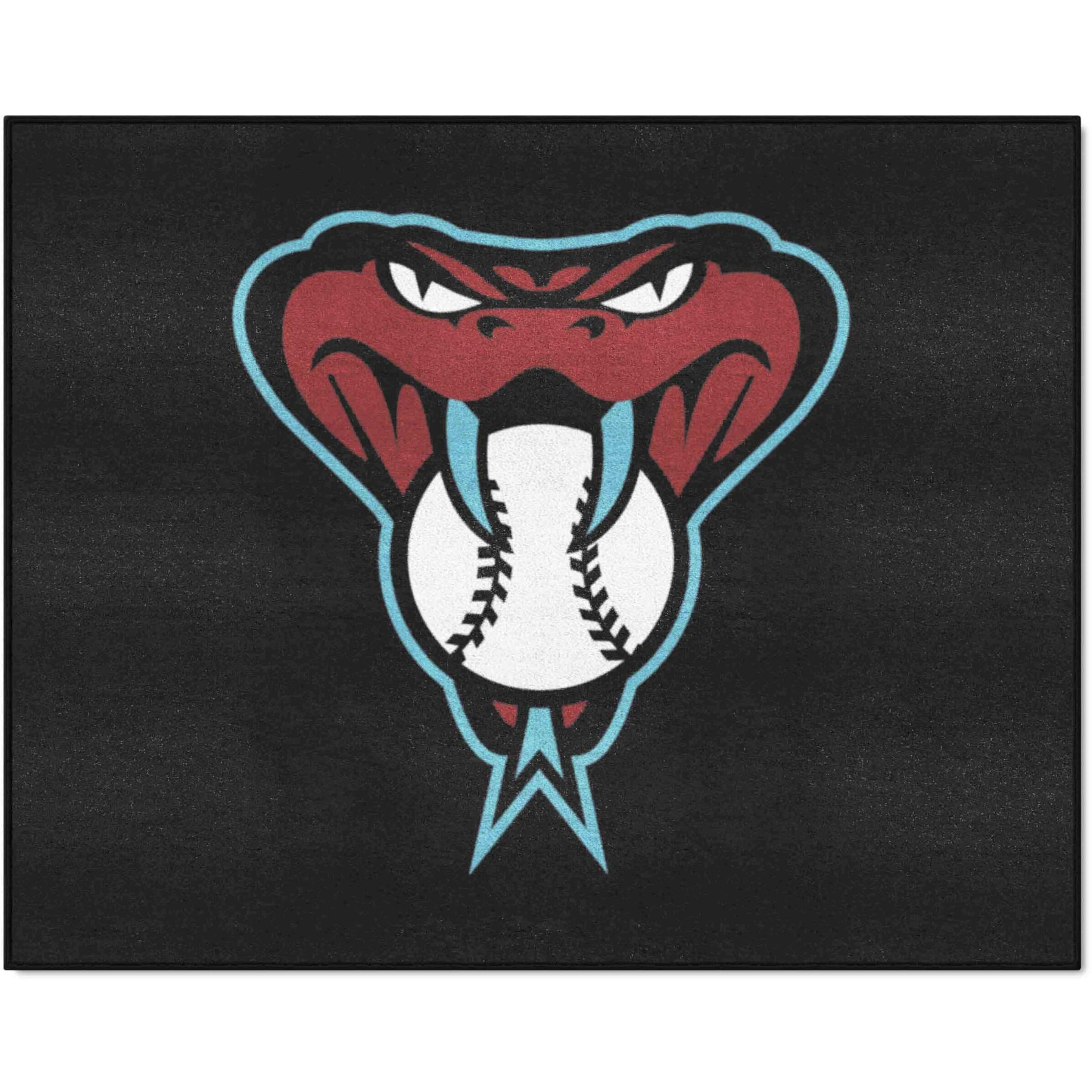 FANMATS 29000 Arizona Diamondbacks All-Star Rug - 34 in. x 42.5 in. Sports Fan Area Rug, Home Decor Rug and Tailgating Mat