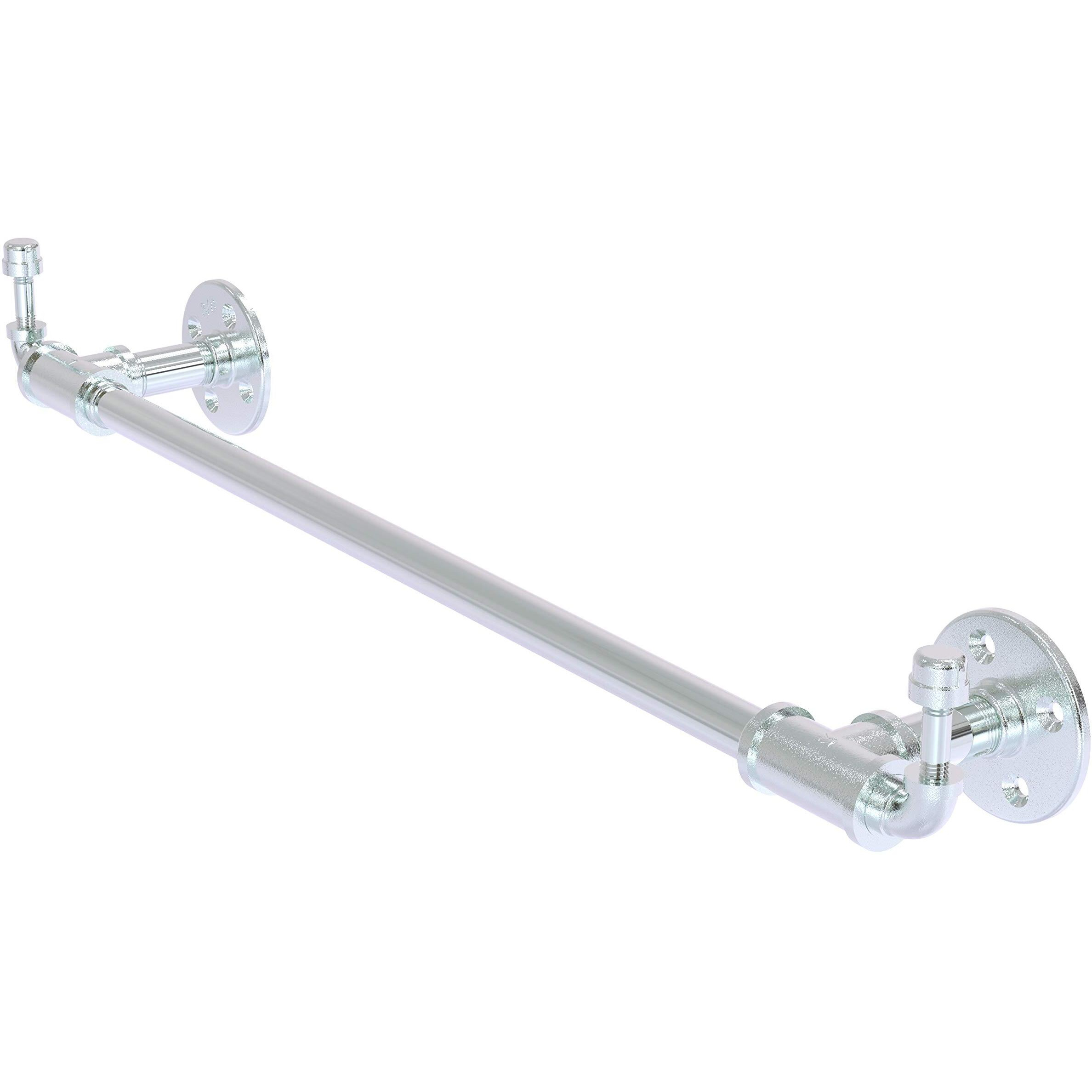 Pipeline Collection 36 Inch Towel Bar with Integrated Hooks