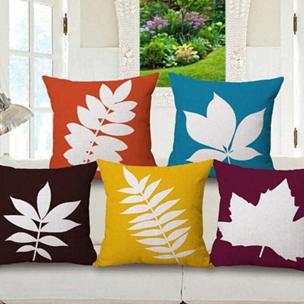 Vista Shops Foliage Love Autumn and Spring Leaf Cushion Covers