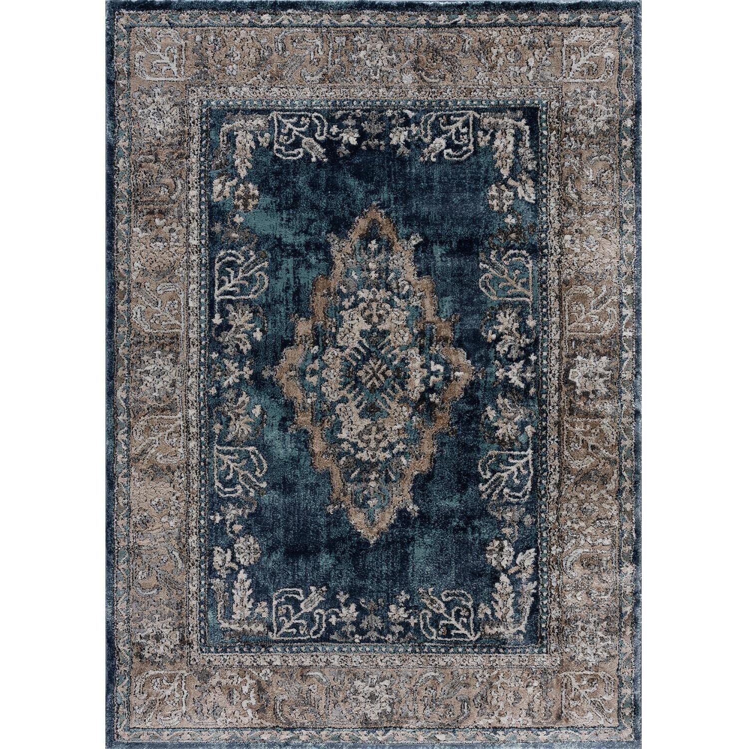 United Weavers Portsmouth Home Sky Blue Accent Rug 2'7" x 4'2"