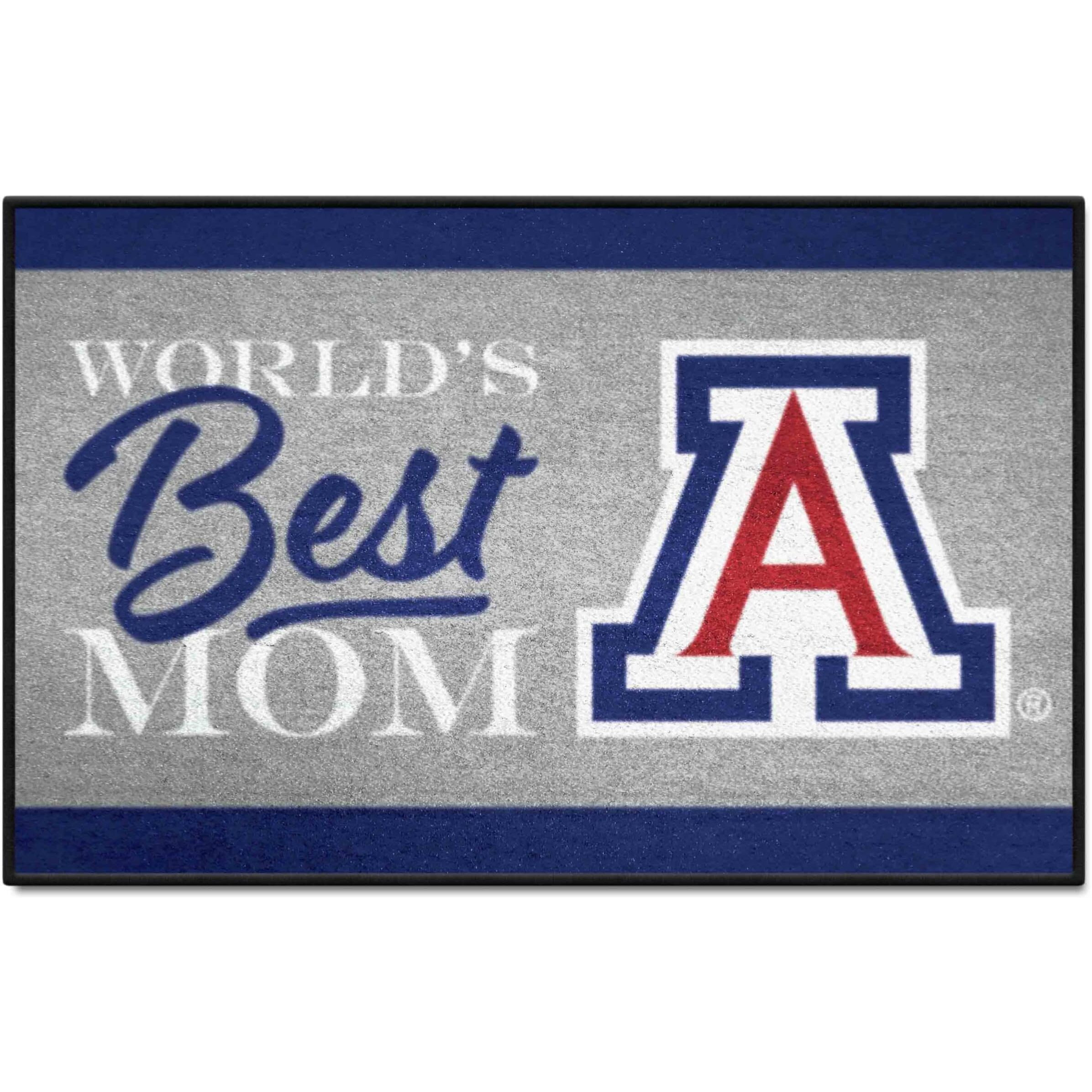 FANMATS 34525 NCAA - Arizona Wildcats World's Best Mom Starter Mat Accent Rug - 19in. x 30in.| Sports Fan Home Decor Rug and Tailgating Mat