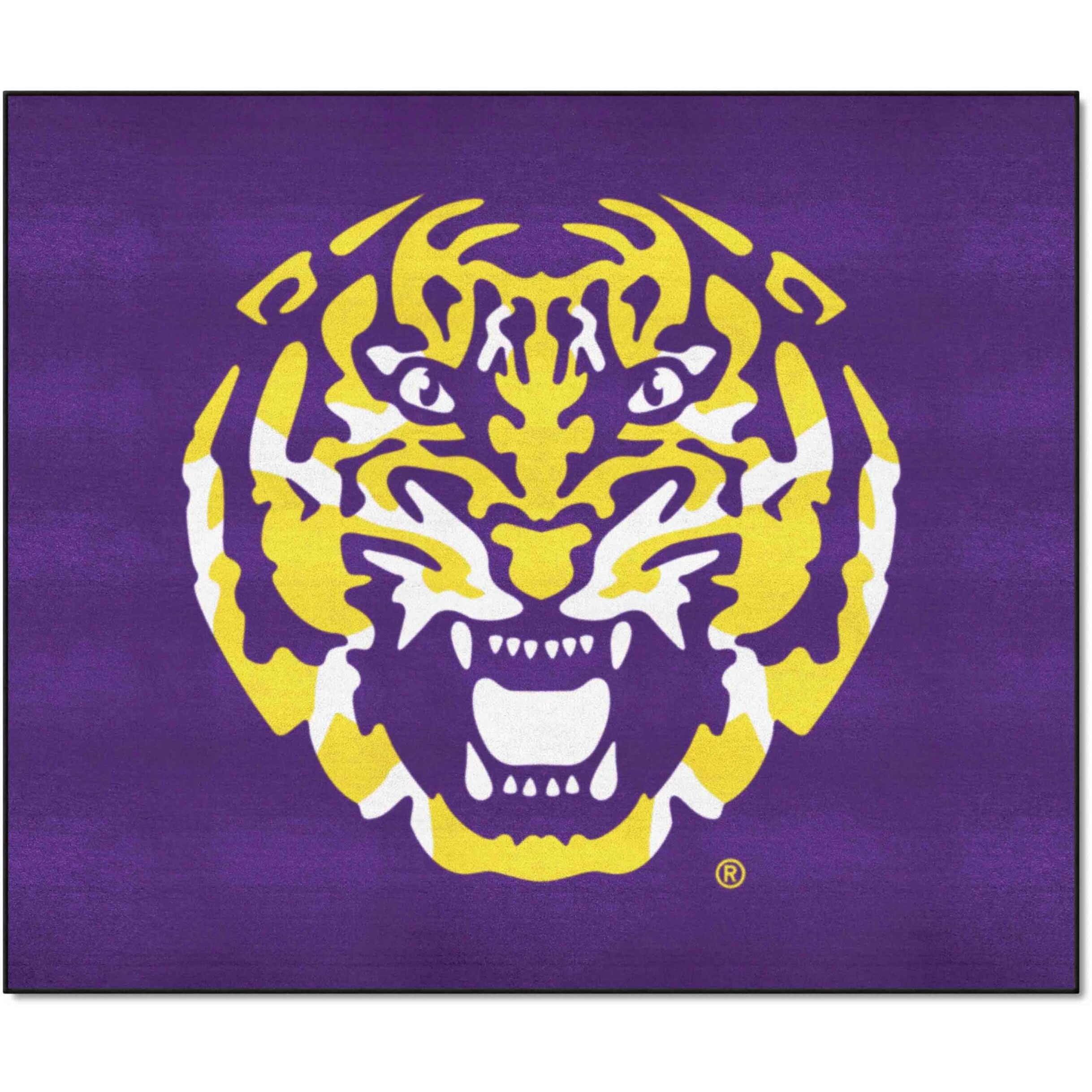 FANMATS 35748 NCAA - LSU Tigers Starter Mat Accent Rug - 19in. x 30in.| Sports Fan Home Decor Rug and Tailgating Mat