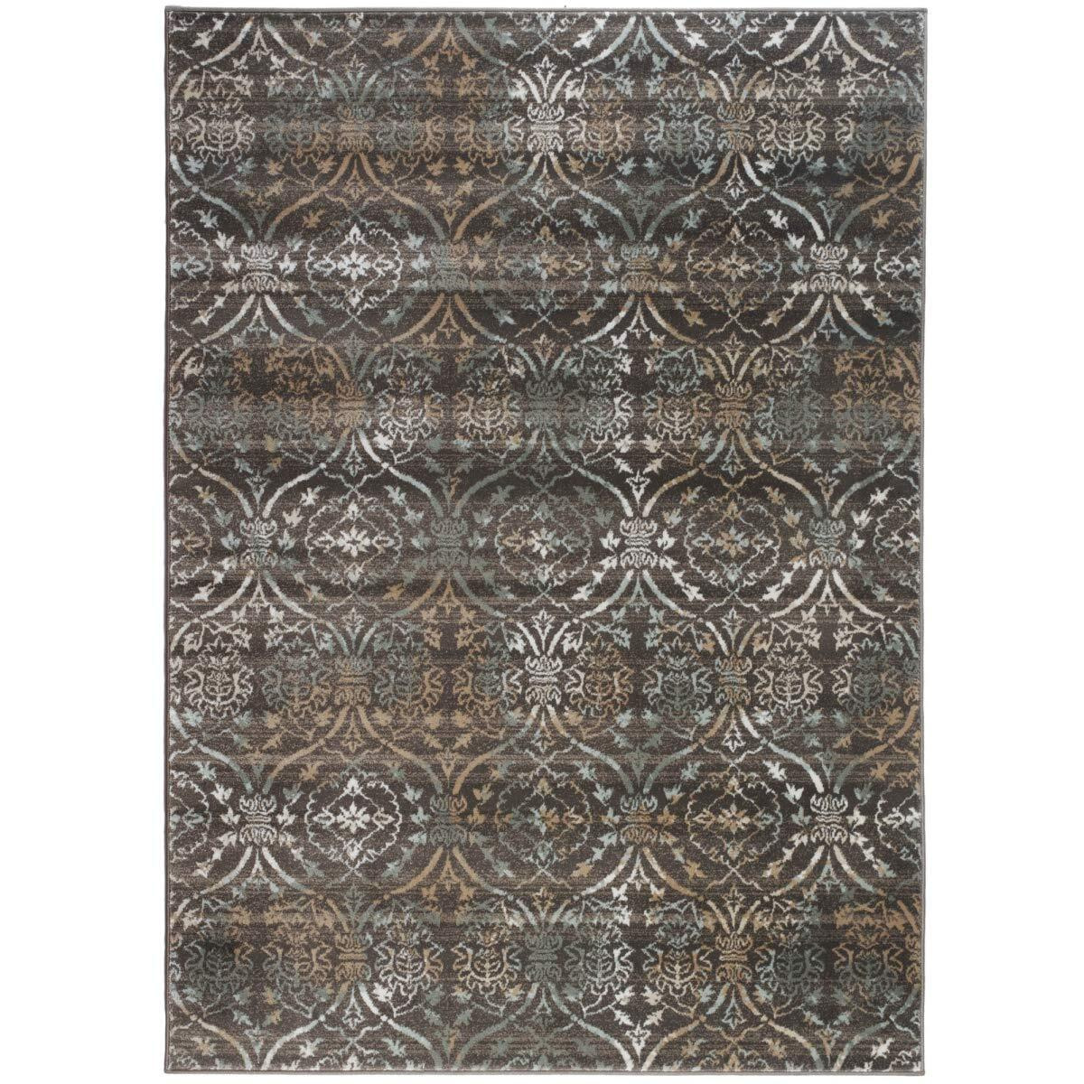 3746-1032-BROWN 7 ft.10 x 10 ft.6 Pisa Area Rug - Brown