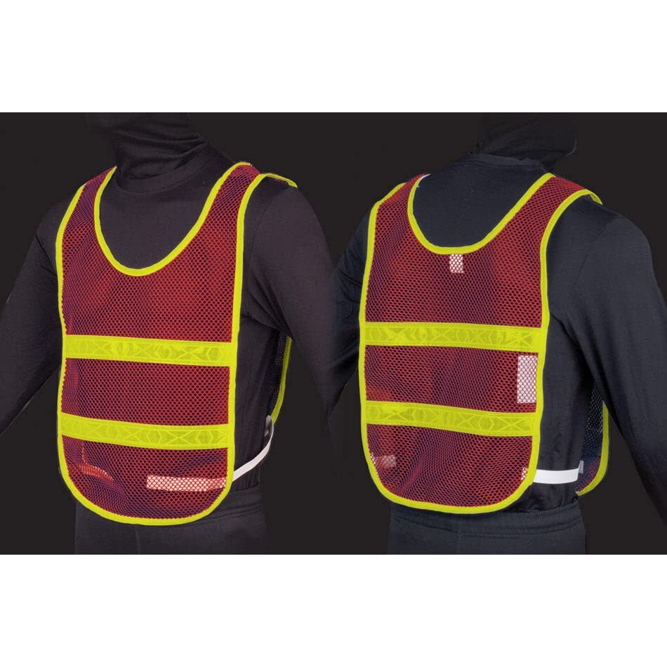 Reflective Standard Safety Vest Red/Lime XL