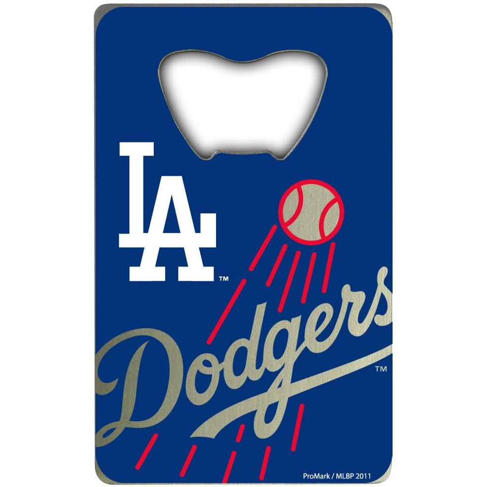 FANMATS 62535 Los Angeles Dodgers Credit Card Style Bottle Opener - 2 x 3.25