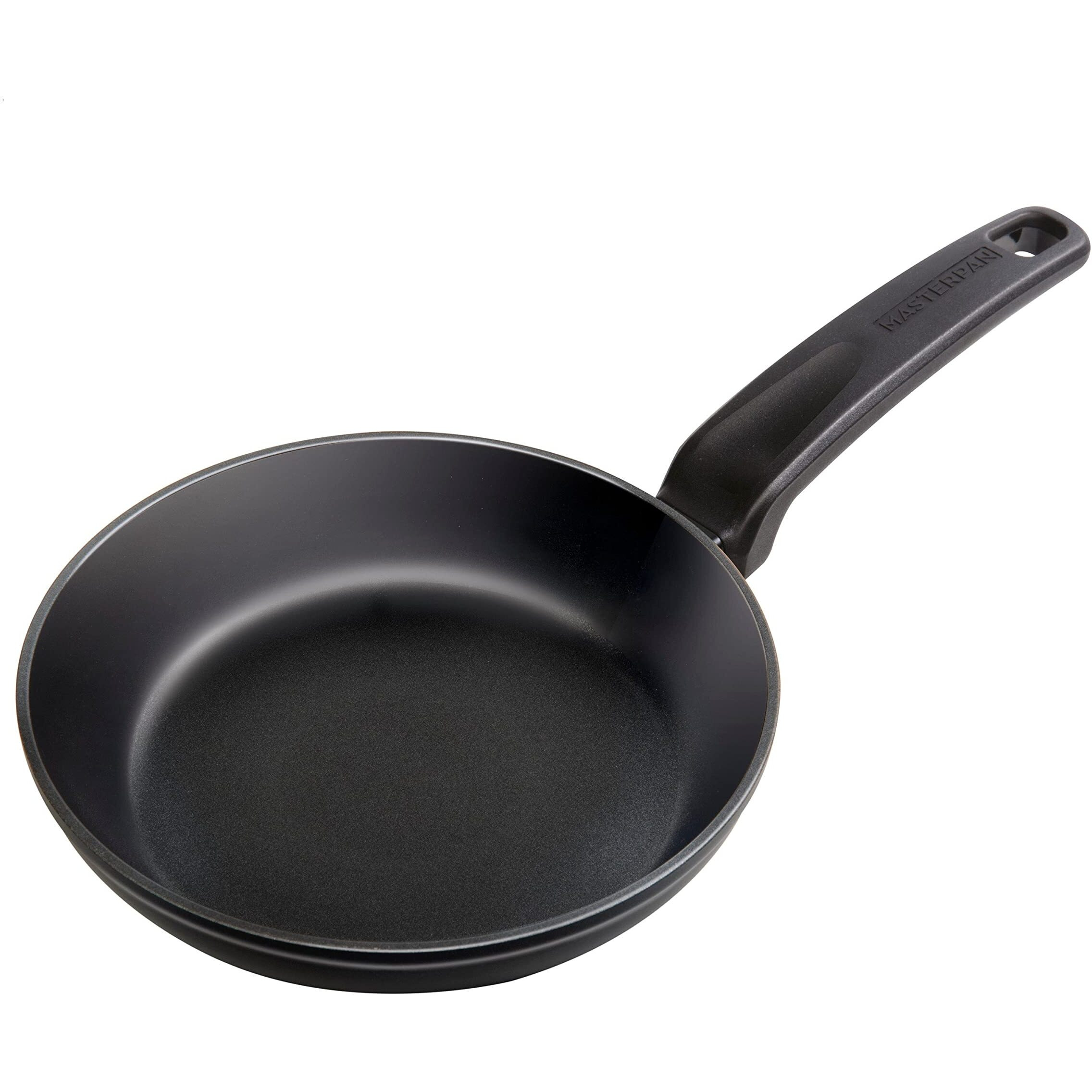 MASTERPAN Non-Stick ILAG Ultimate Everyday Frying Pan with Bakelite handle, 8", black