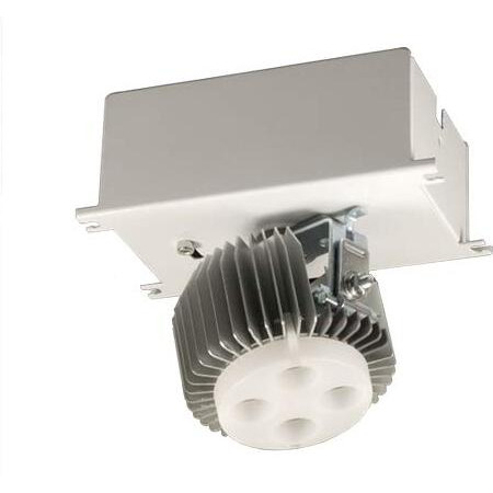 Jesco Lighting One Light Housing and Trim Unit-4000 Color Temperature-Aluminum/White Finish