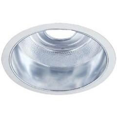 Jesco Lighting TM881CHWH Accessory - 8" Architectural Metal Halide Open Reflector Trim, Chrome/White Finish