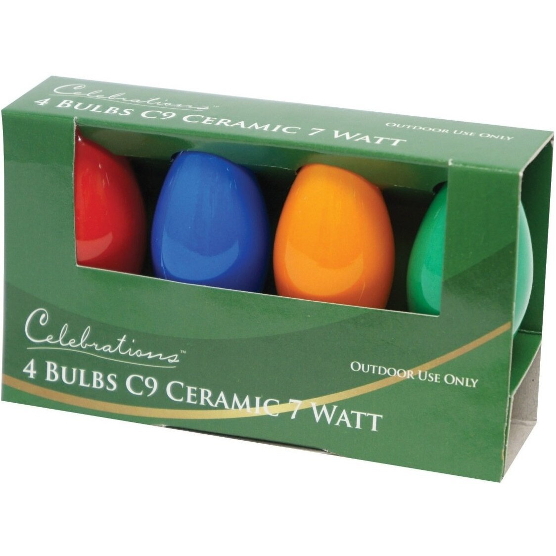 Celebrations C9 Replacement Bulbs Ceramic 7 W Multi-Colored10