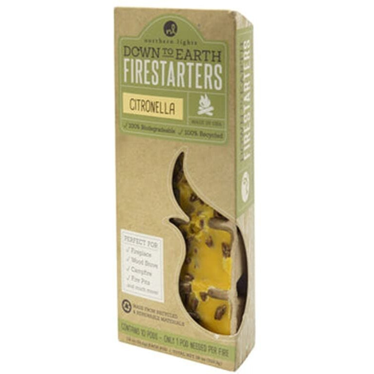 Northern Lights Candles Cirtonella Firestarters, Yellow