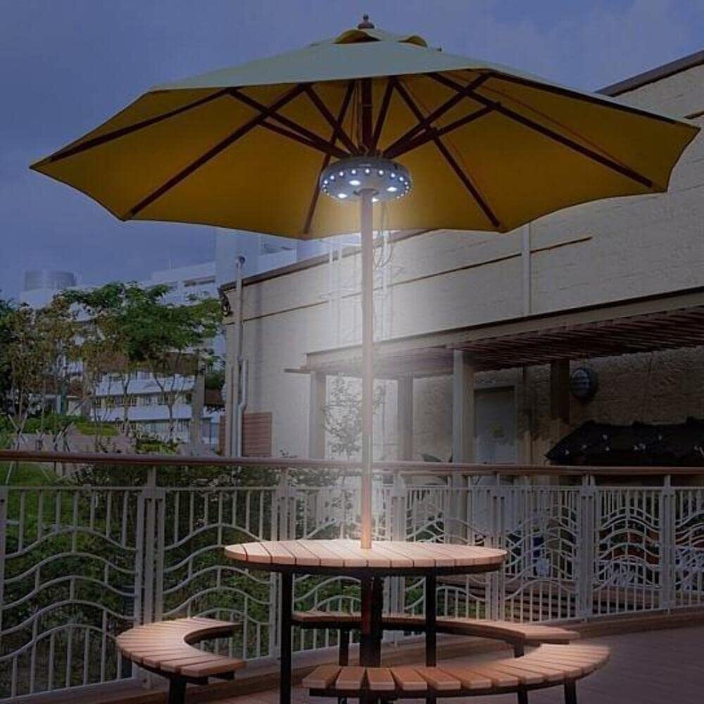 Vista Shops UFO 360 Patio Umbrella Light with 28 LED Ring