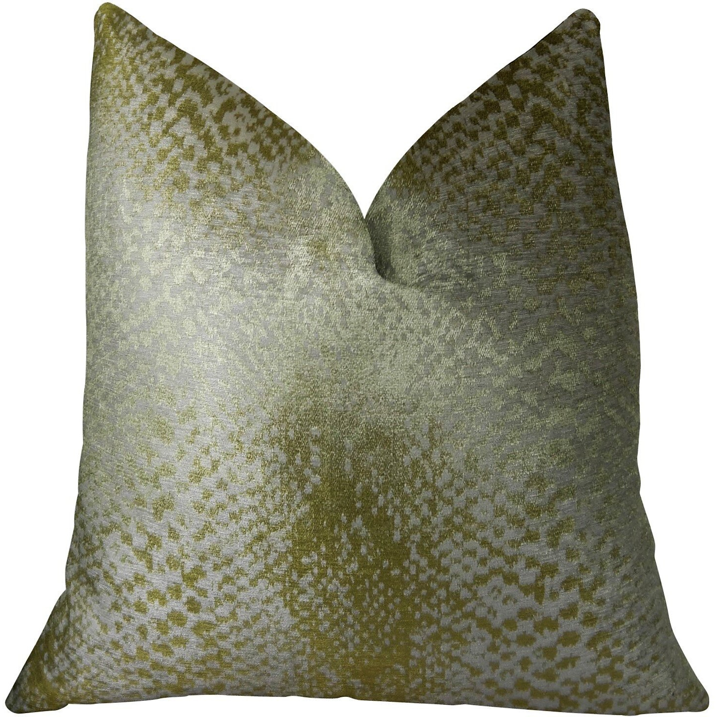 Plutus Hidden World Gold Handmade Throw Pillow