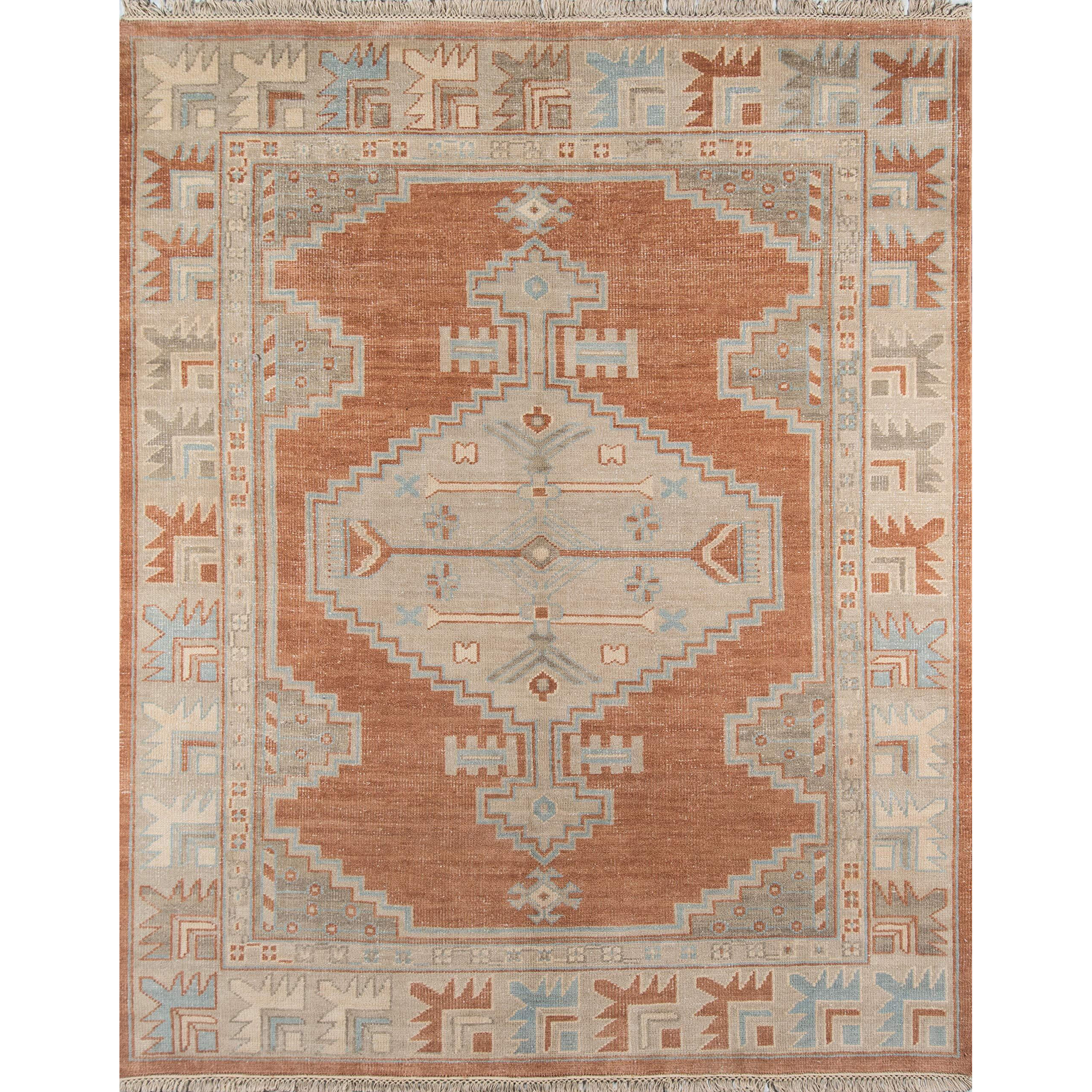 Erin Gates by Momeni Concord Area Rug, 5'6" X 8'6", Rust