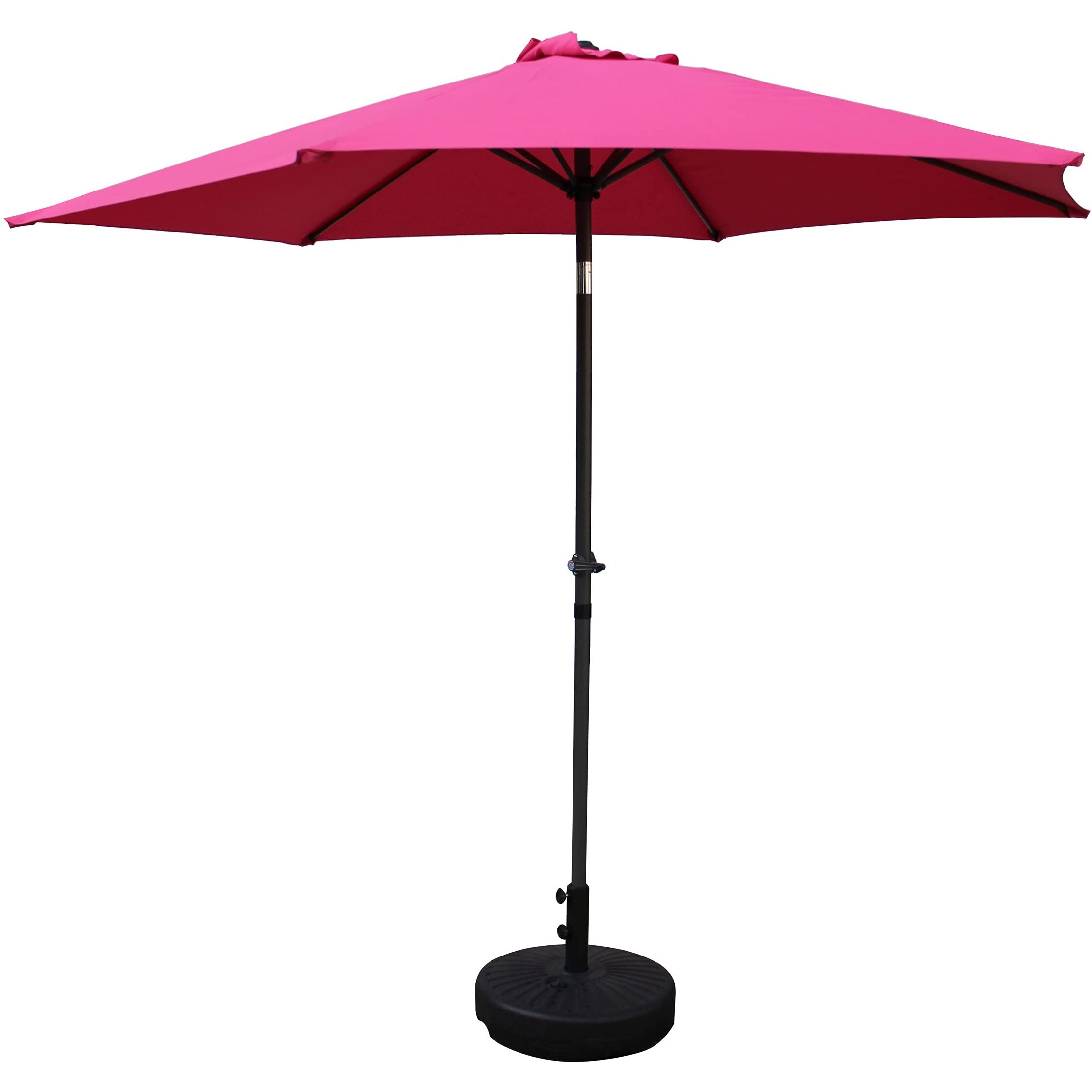 International Caravan St. Kitts Aluminum 9-foot Patio Umbrella - Bery Berry