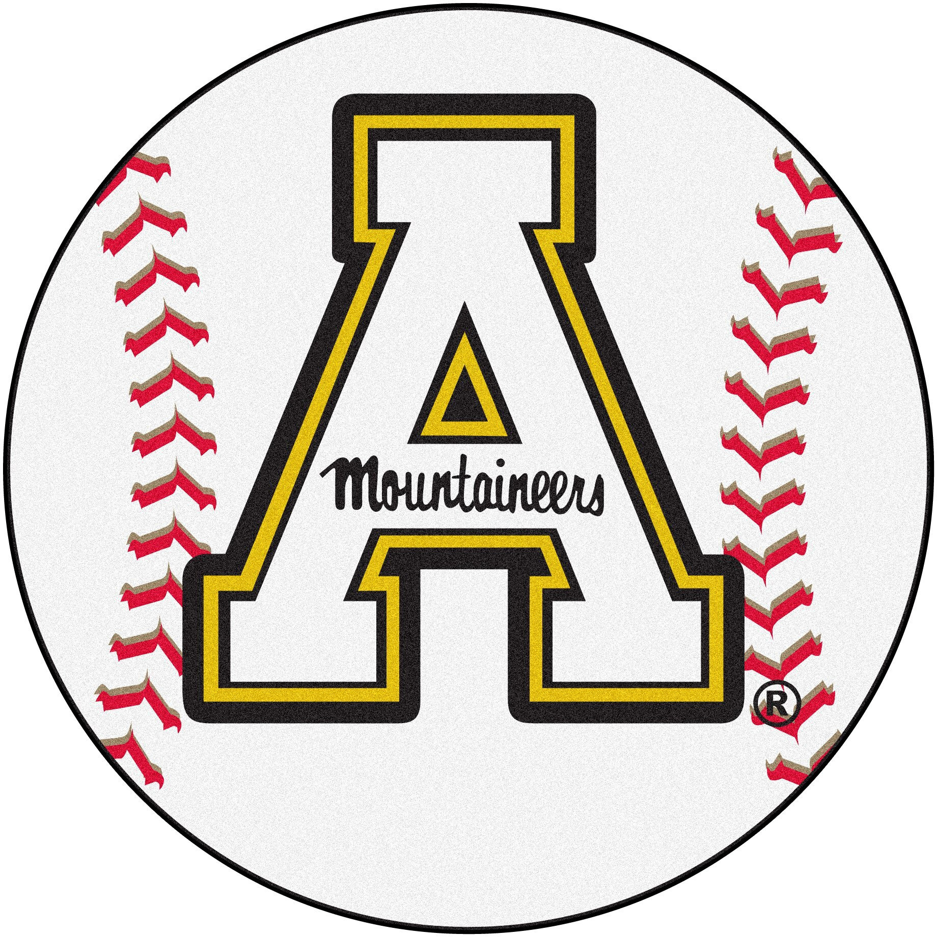 Fanmats Appalachian State Baseball Rug