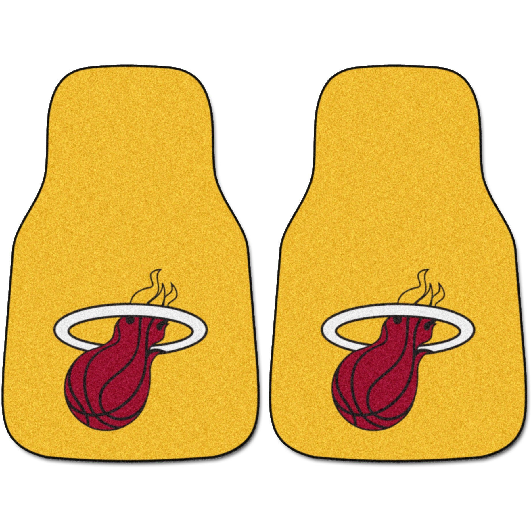 NBA - Miami Heat 2 Piece Front Car Mats