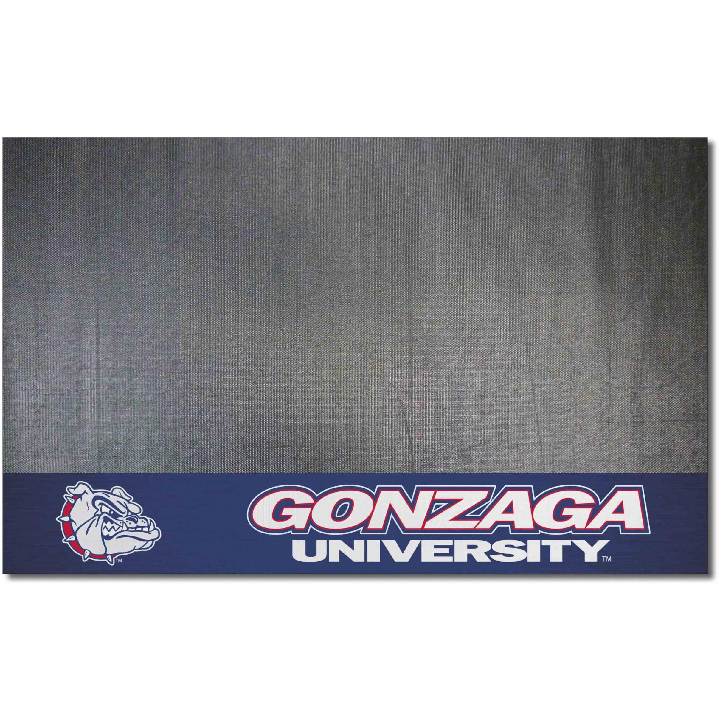 FANMATS 22011 Gonzaga Bulldogs Vinyl Grill Mat - 26in. x 42in. - Deck Patio Protective Mat | Oil, flame, and UV resistant