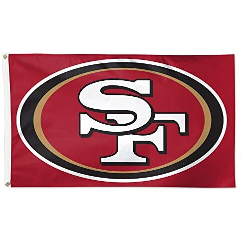 WinCraft San Francisco 49ers 3' x 5' Primary Logo Single-Sided Flag