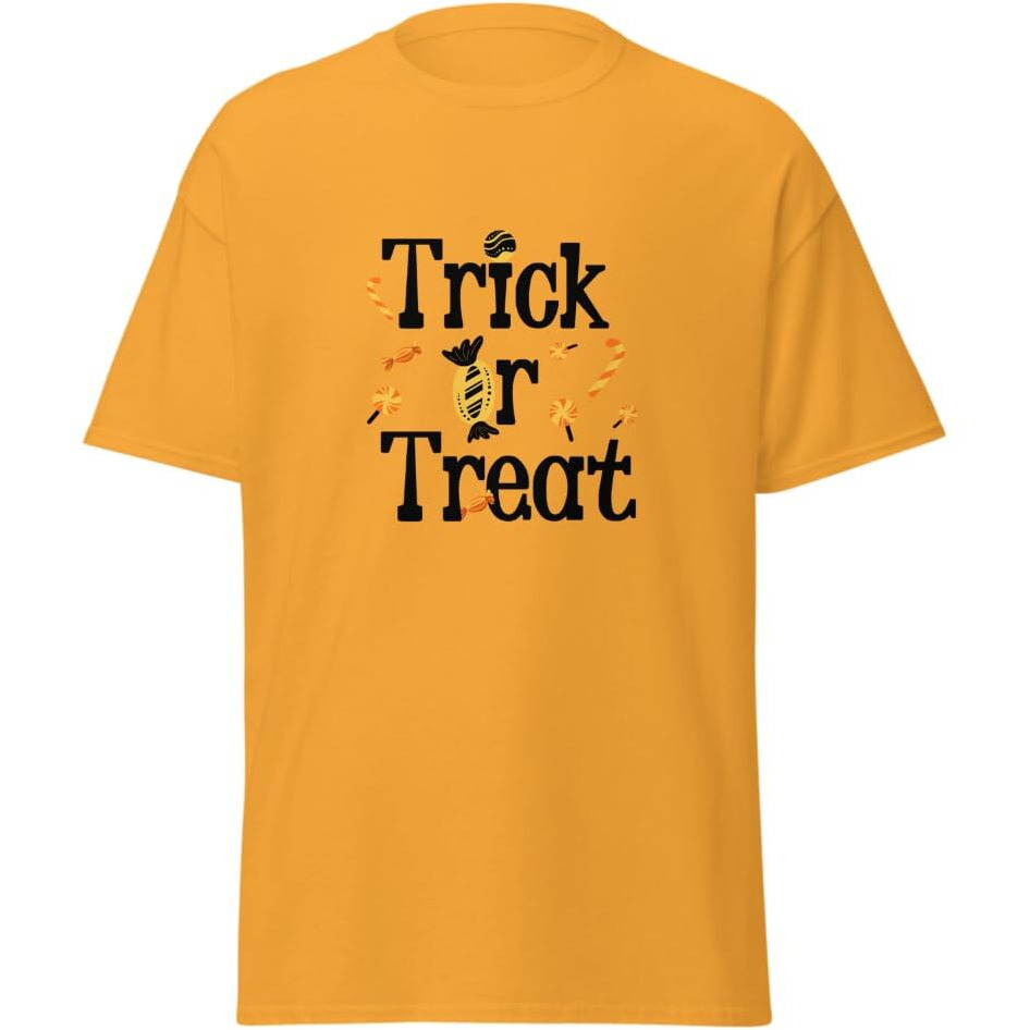 Trick Or Treat Candy Blast Halloween Design Merchyprint Yellow   Size Medium(D0102Hgdn9A)