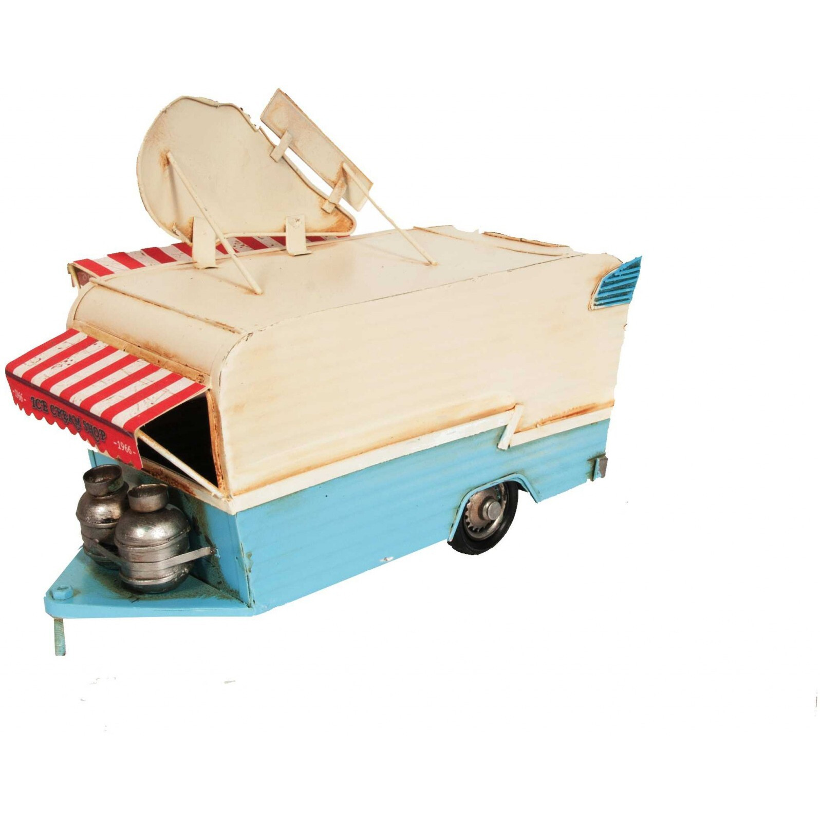 Ice Cream Trailer Metal Model