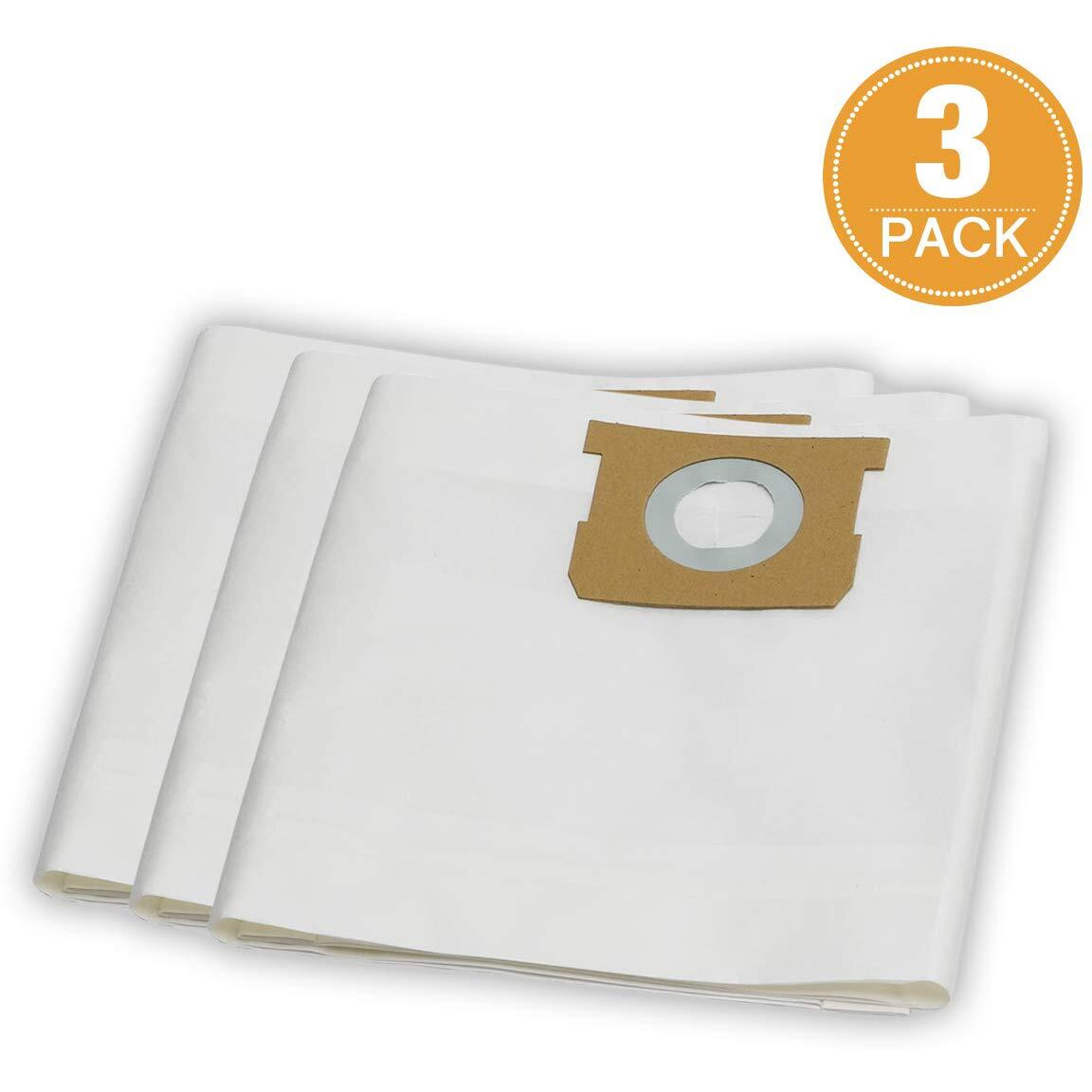 Cleva Accessories - Domestic 3 Pack 5 To 6 Gallon Standard Vacuum Dust Bag  Vdbs