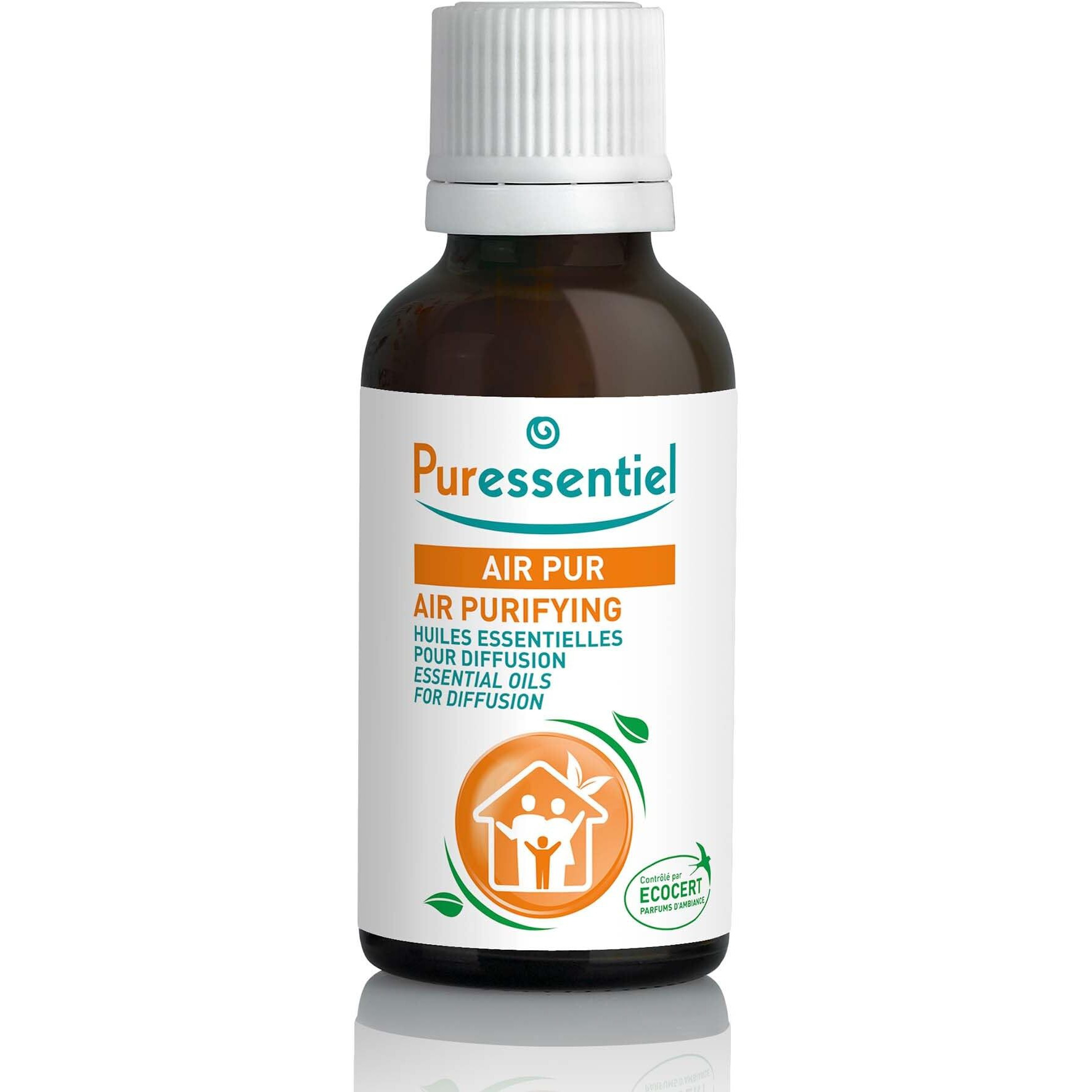 Puressentiel Diffusion Essential Oil - Naturally Derived Aromatherapy Blend - Formulated For Diffusion - Made With Beneficial Essential Oils - Eco-Friendly Products - Air Purifying Blend - 1.01 Oz