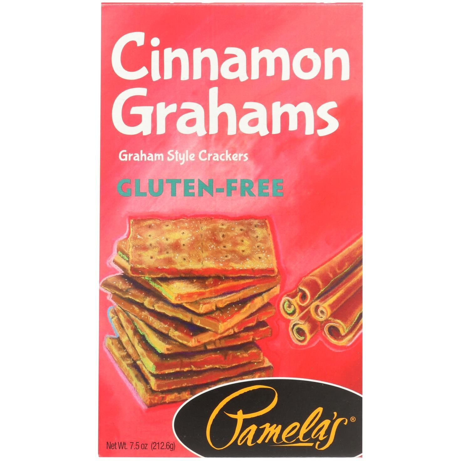 Pamelas Products - Grahams Style Crackers - Cinnamon - Case Of 6 - 75 Oz(D0102H5K396)