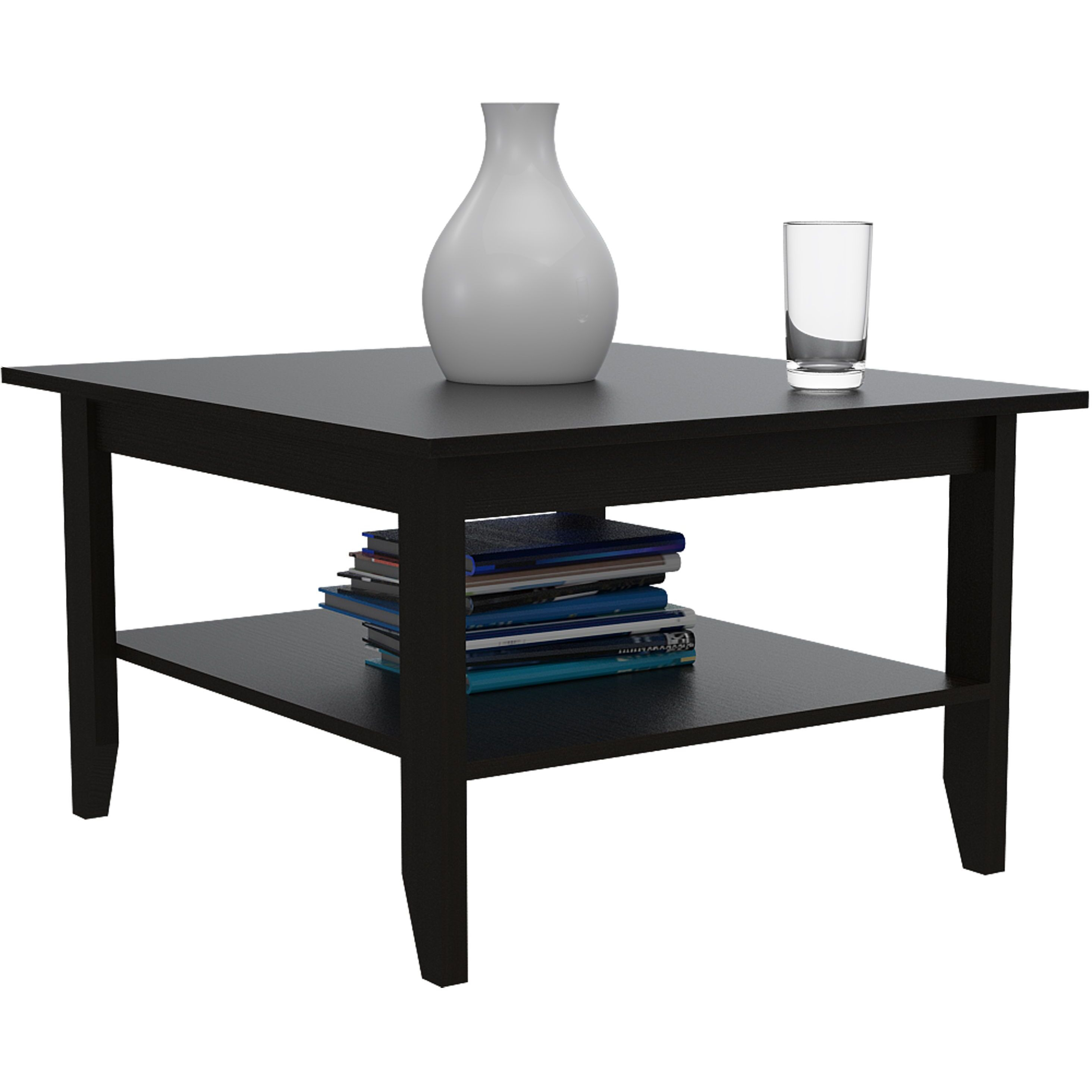 Danvers Rectangle Coffee Table Black Wengue(D0102H76X8T)