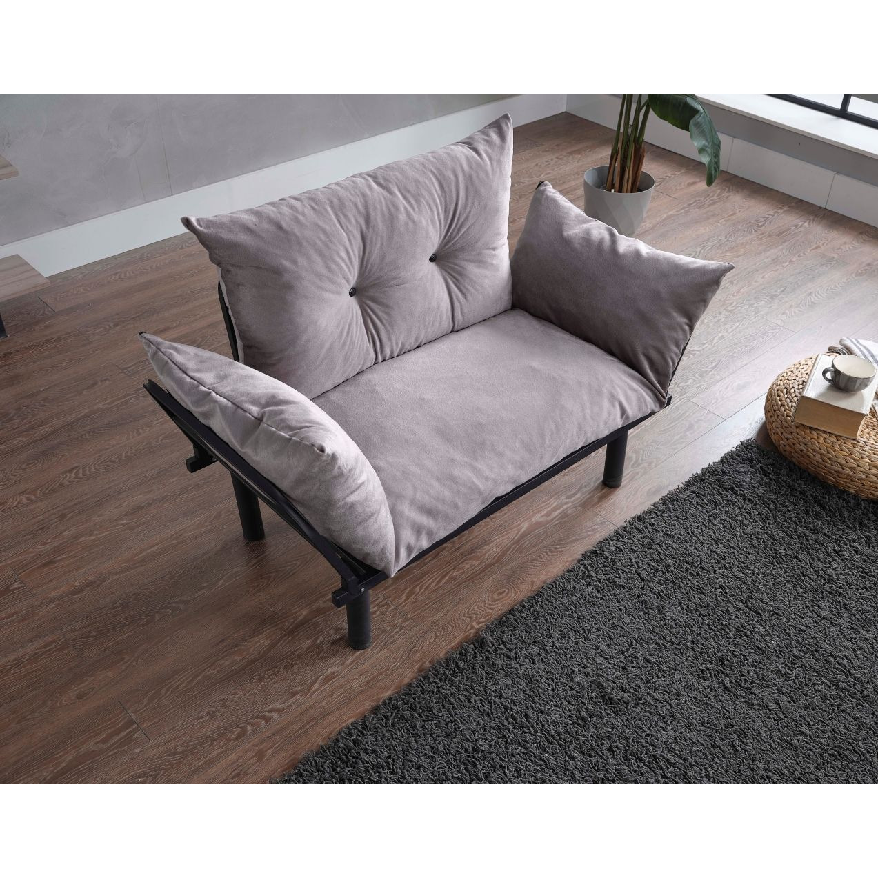 Sona Futon Love Seat(D0102H59Y08)