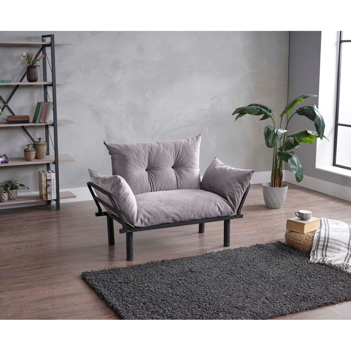 Sona Futon Love Seat(D0102H59Y08)