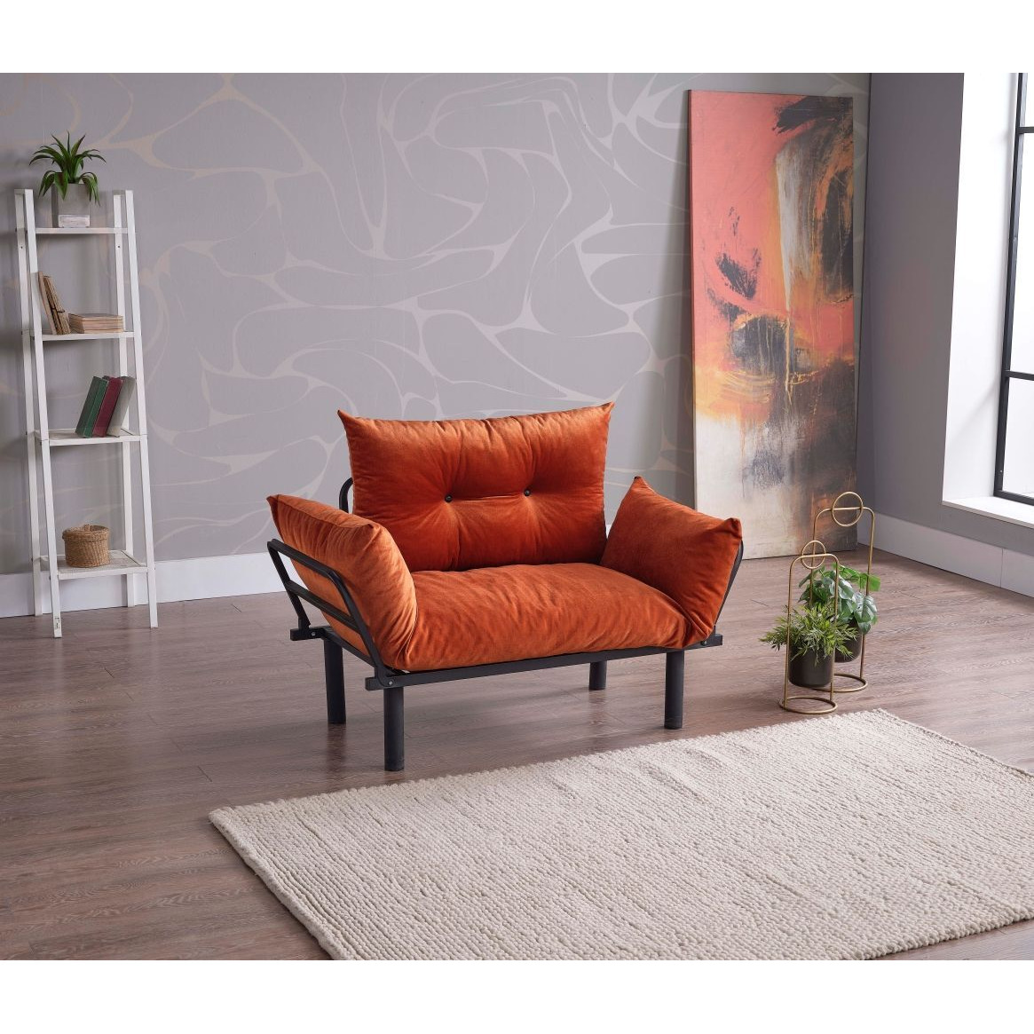 Sona Futon Love Seat(D0102H59Y6P)