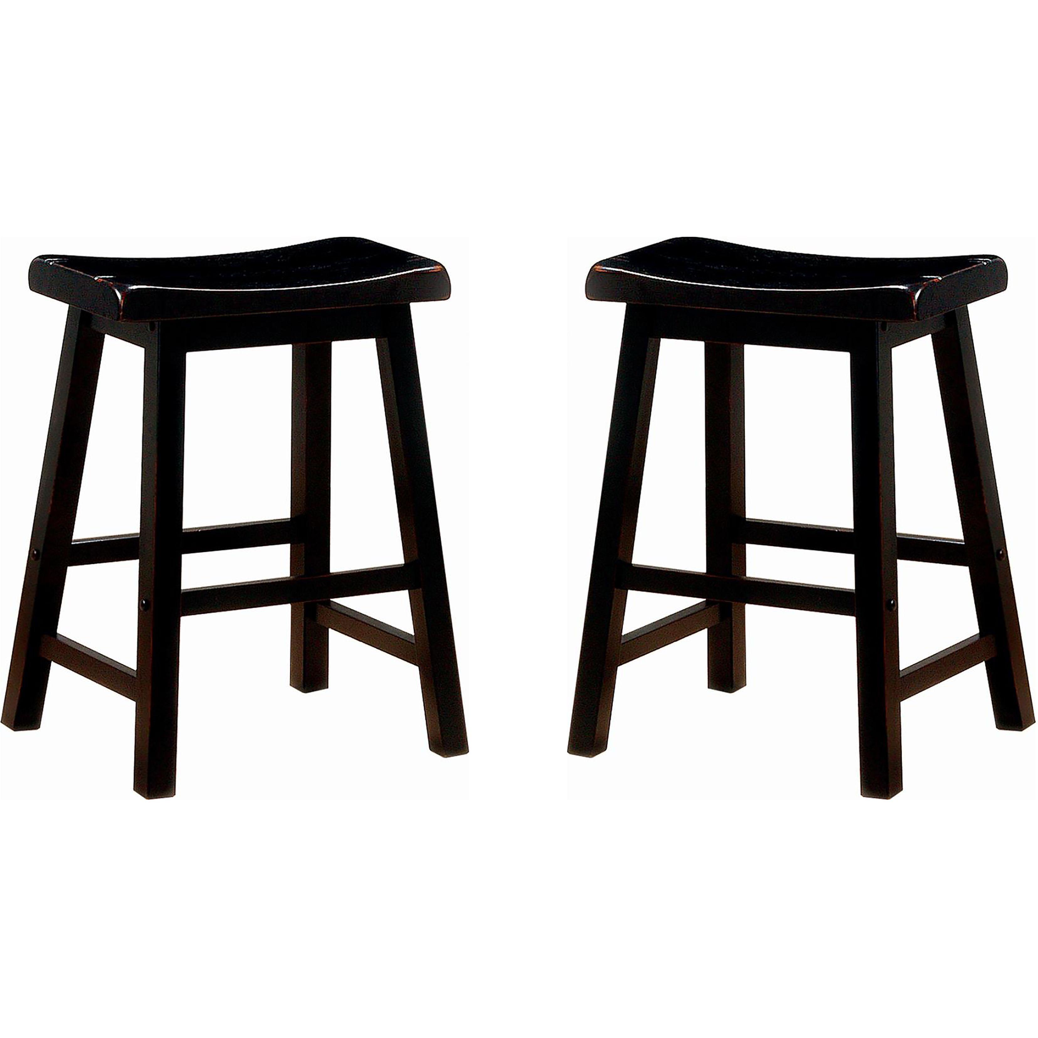 Black Counter Height Stools (Set Of 2)