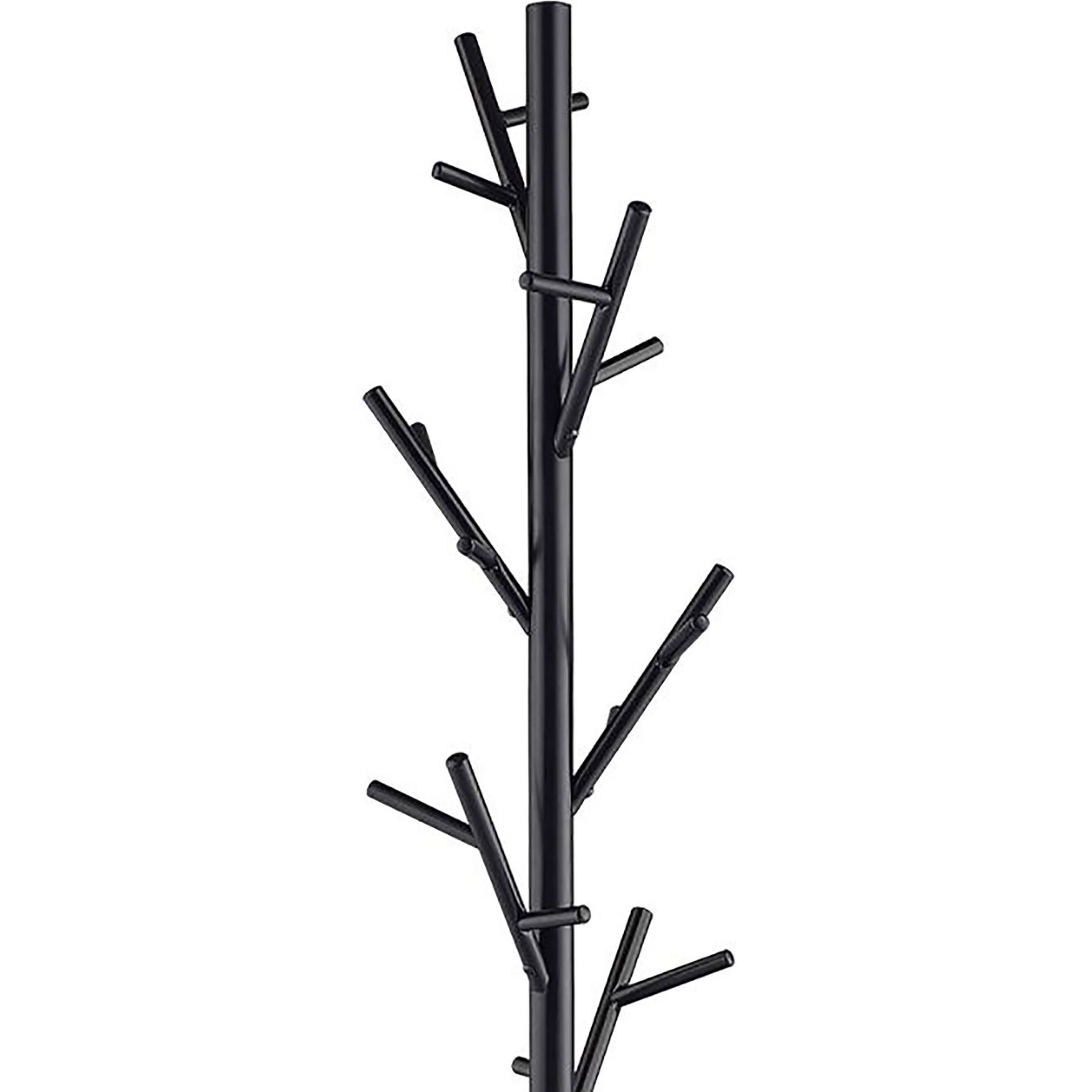 Black Coat Rack With 18 Hooks