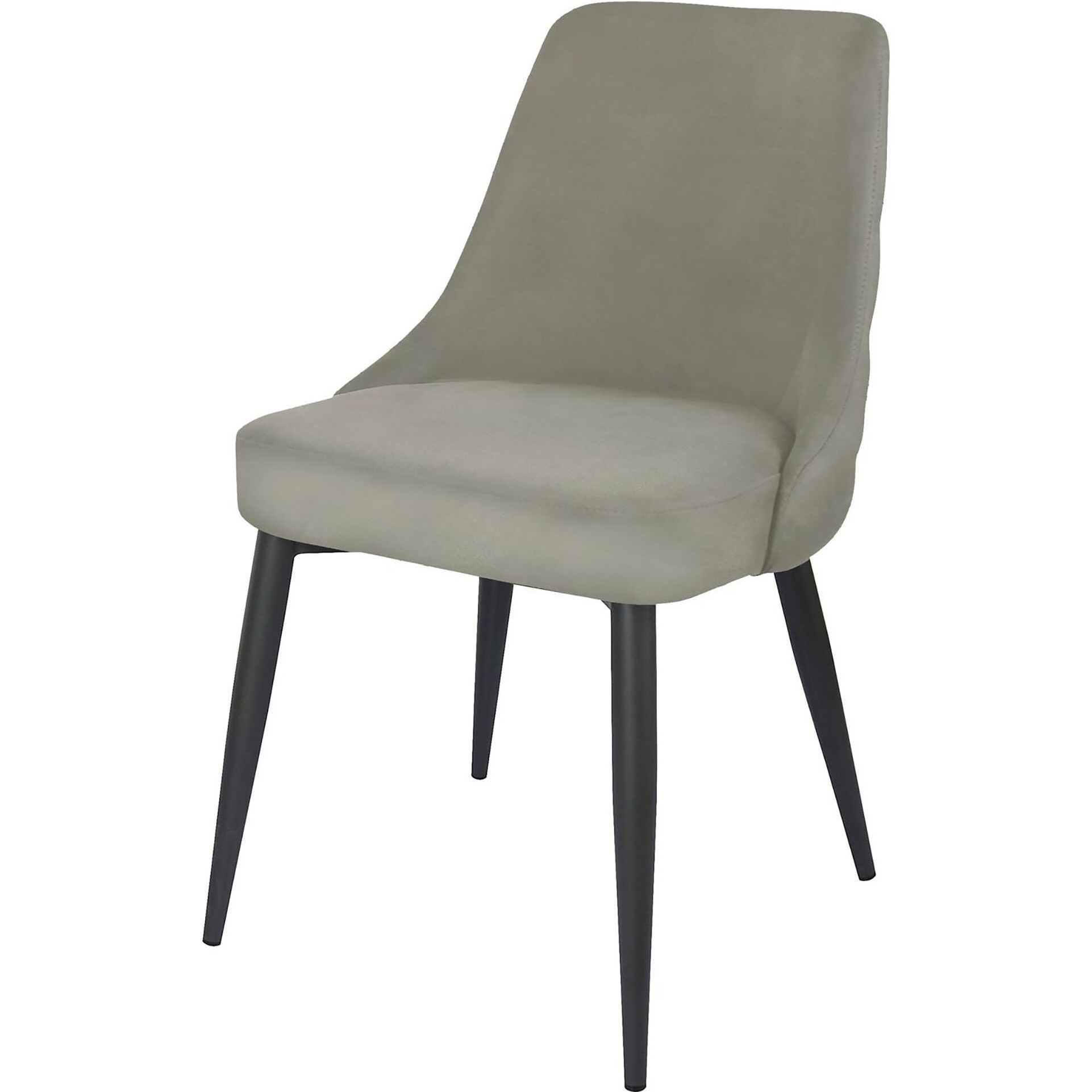 Light Grey Tufted Dining Chair (Set Of 2)