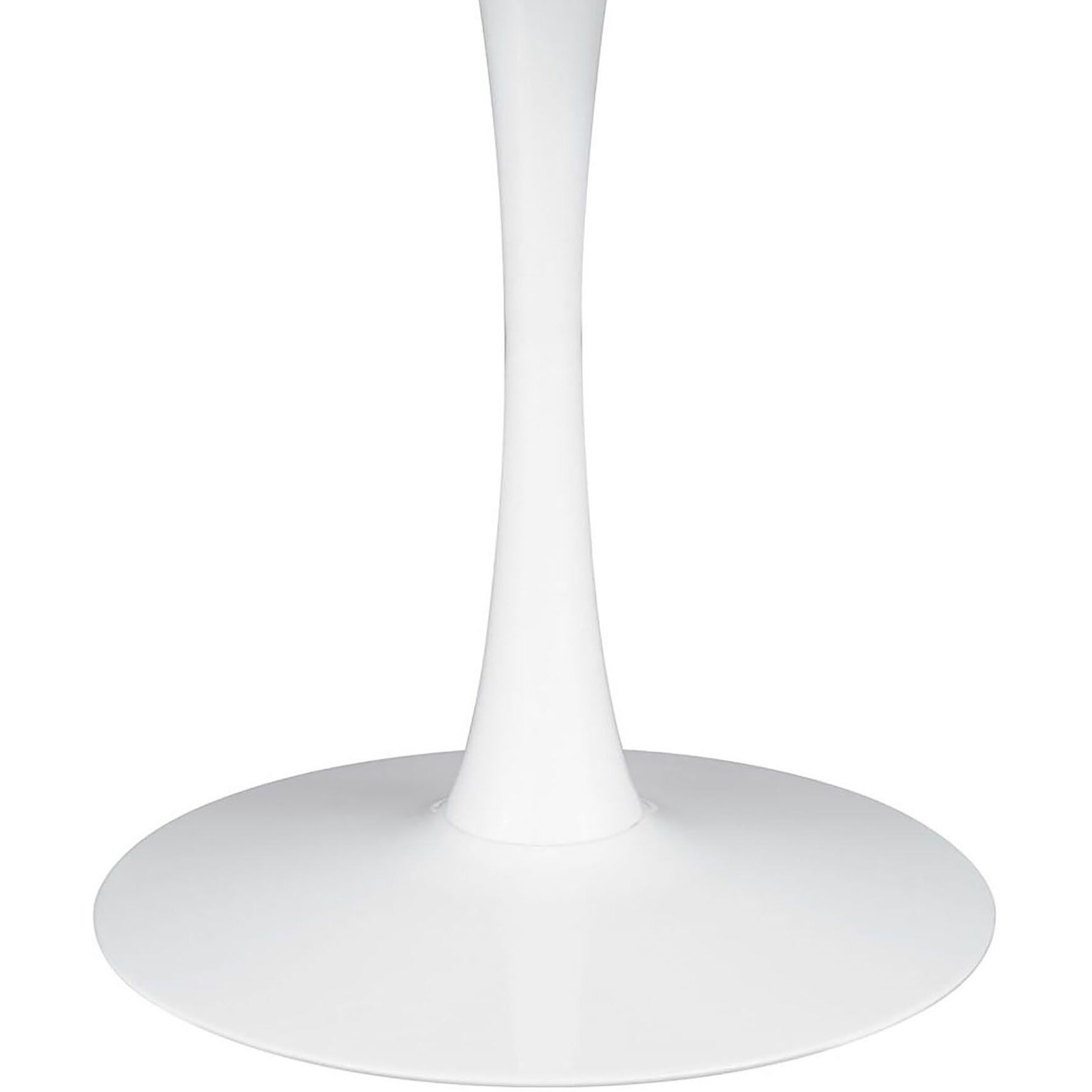 White 40-Inch Dining Table