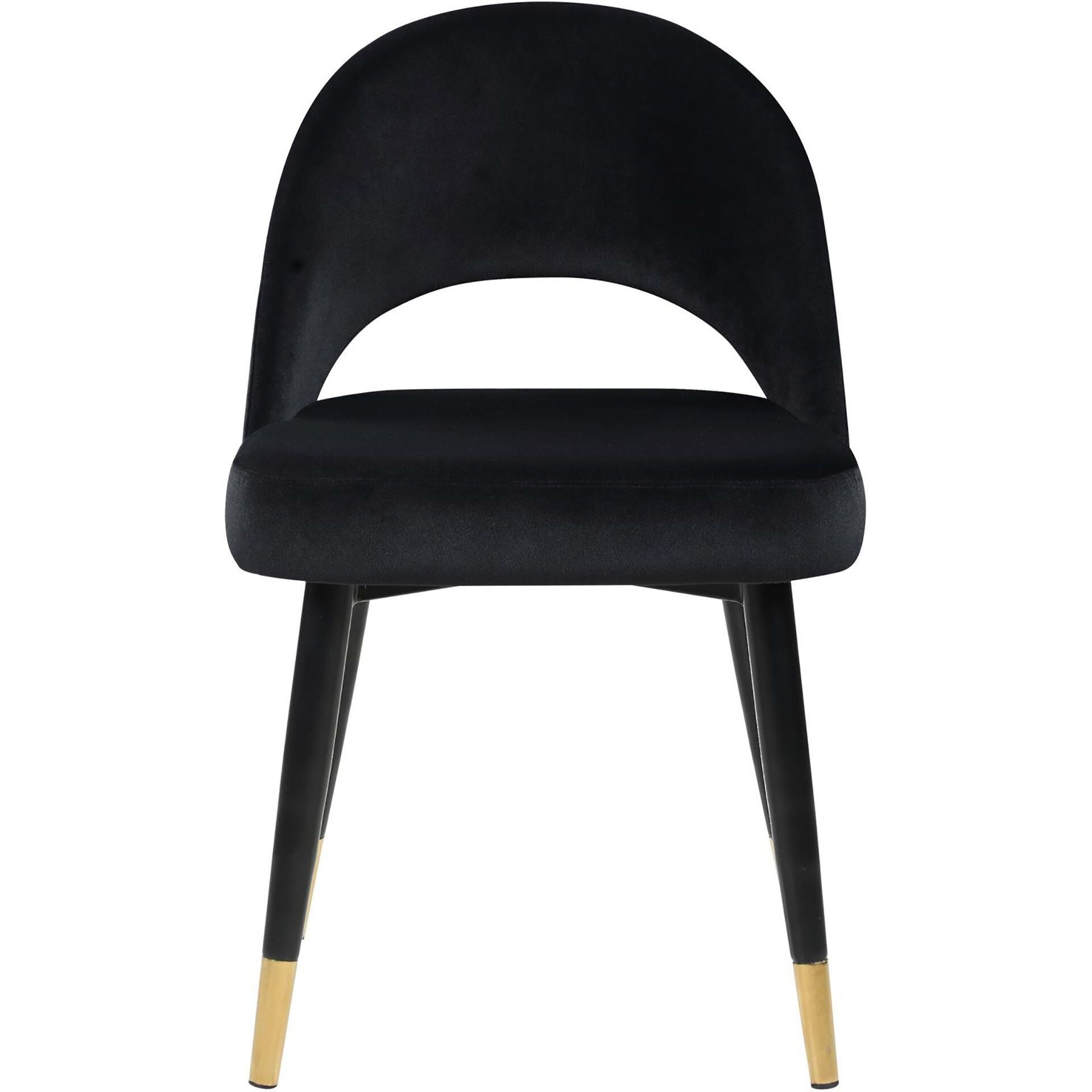 Black Arched Back Side Chairs (Set Of 2)