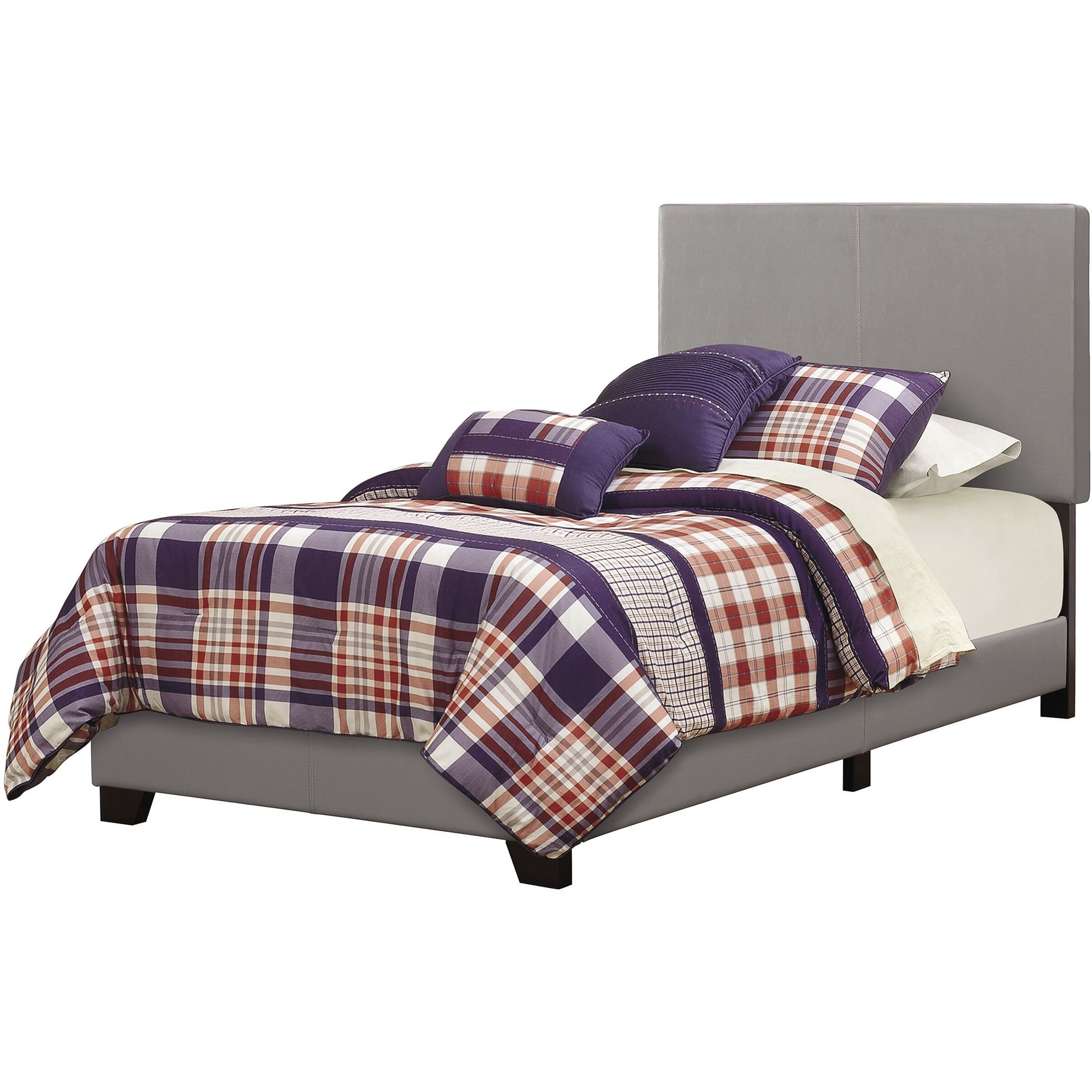 Grey Twin Panel Bed