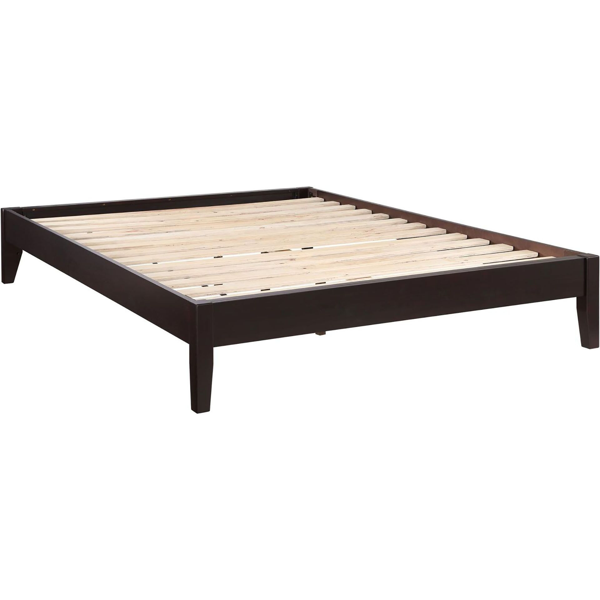 Cappuccino Queen Platform Bed